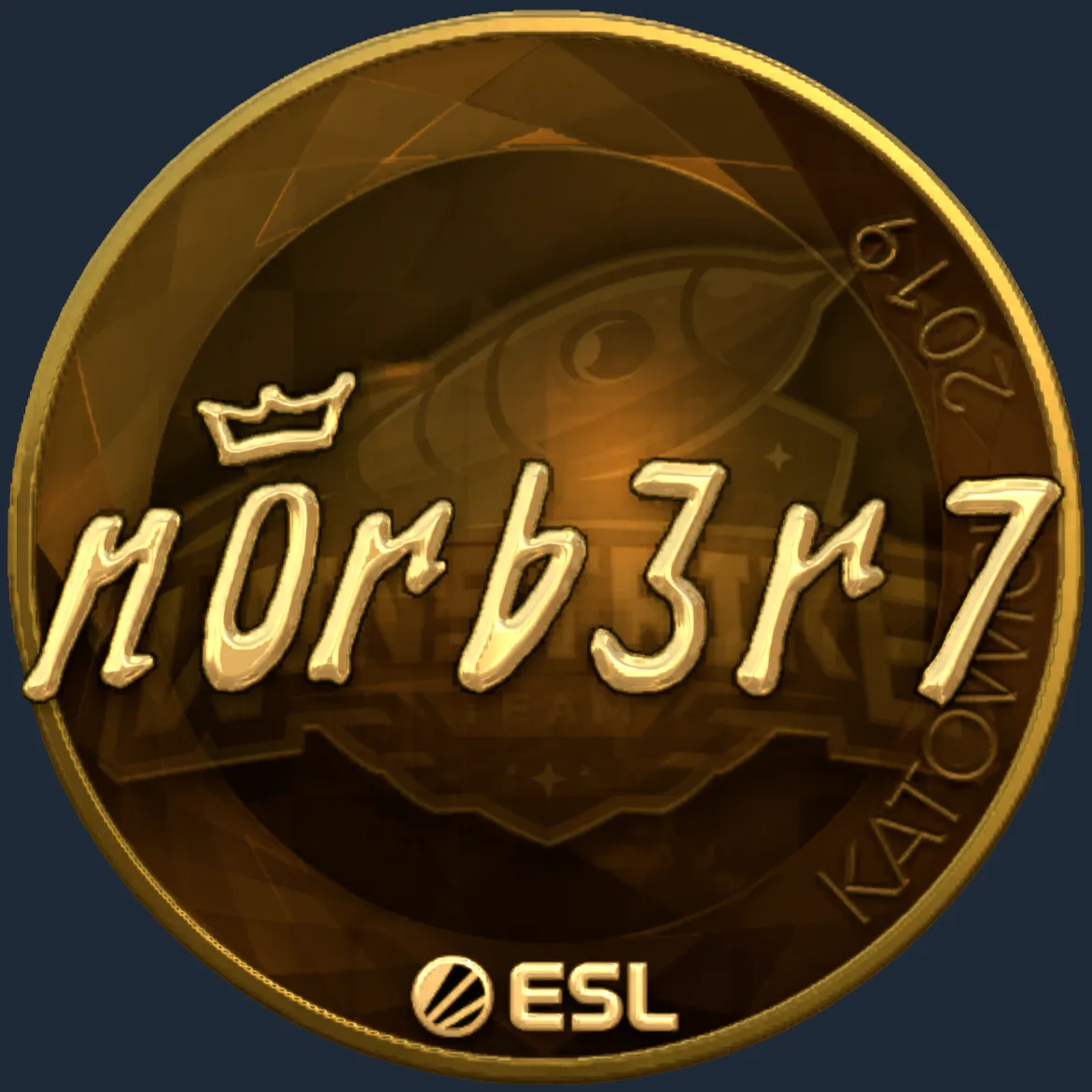 Sticker | n0rb3r7 (Gold) | Katowice 2019
