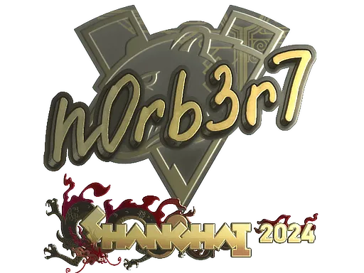 Sticker | n0rb3r7 (Gold) | Shanghai 2024