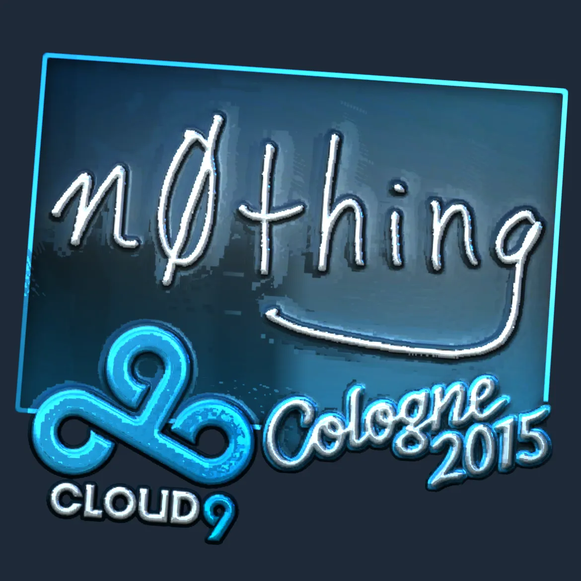 Sticker | n0thing (Foil) | Cologne 2015