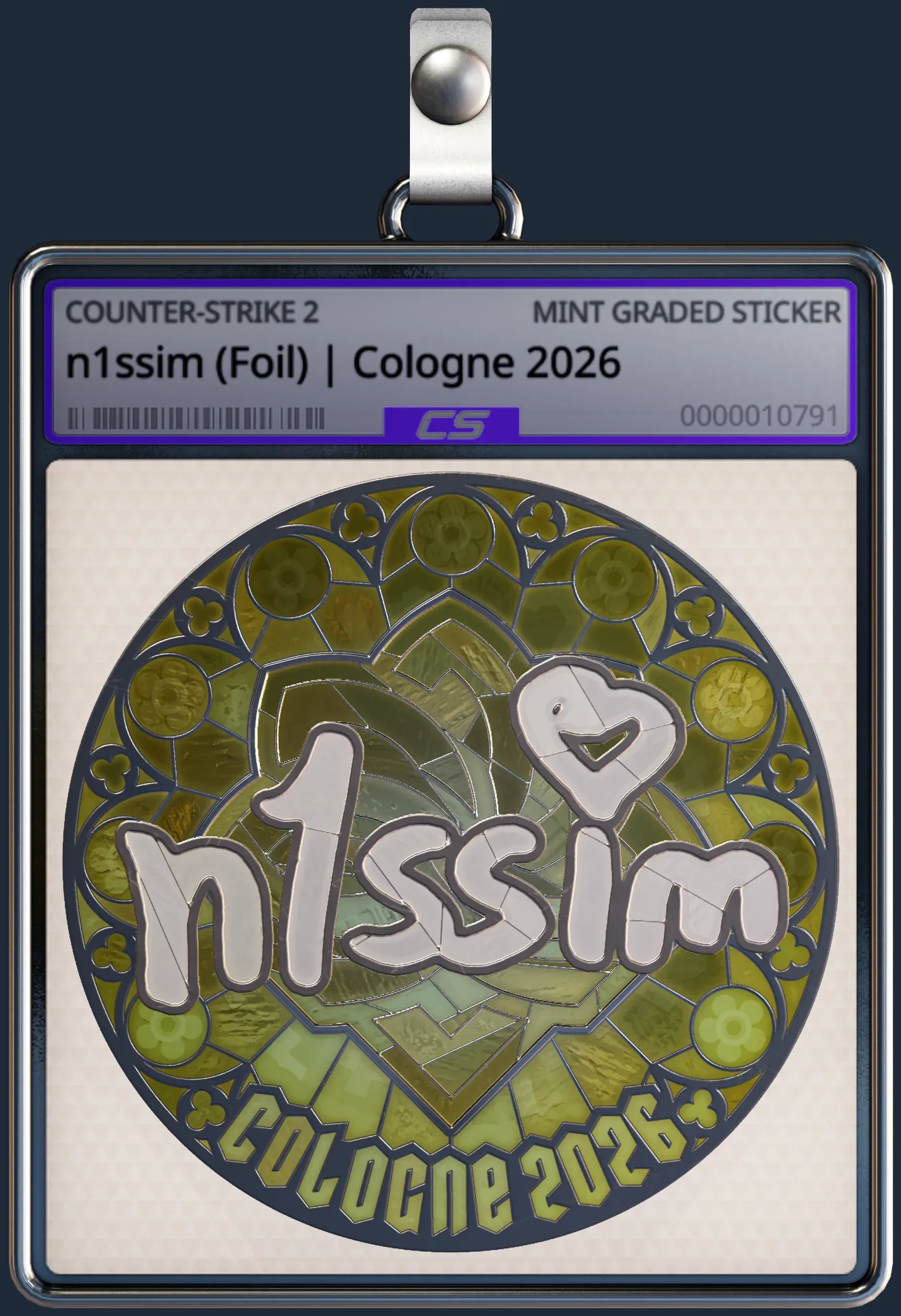 Sticker | n1ssim (Foil) | Cologne 2026 Sticker | n1ssim (Foil) | Cologne 2026