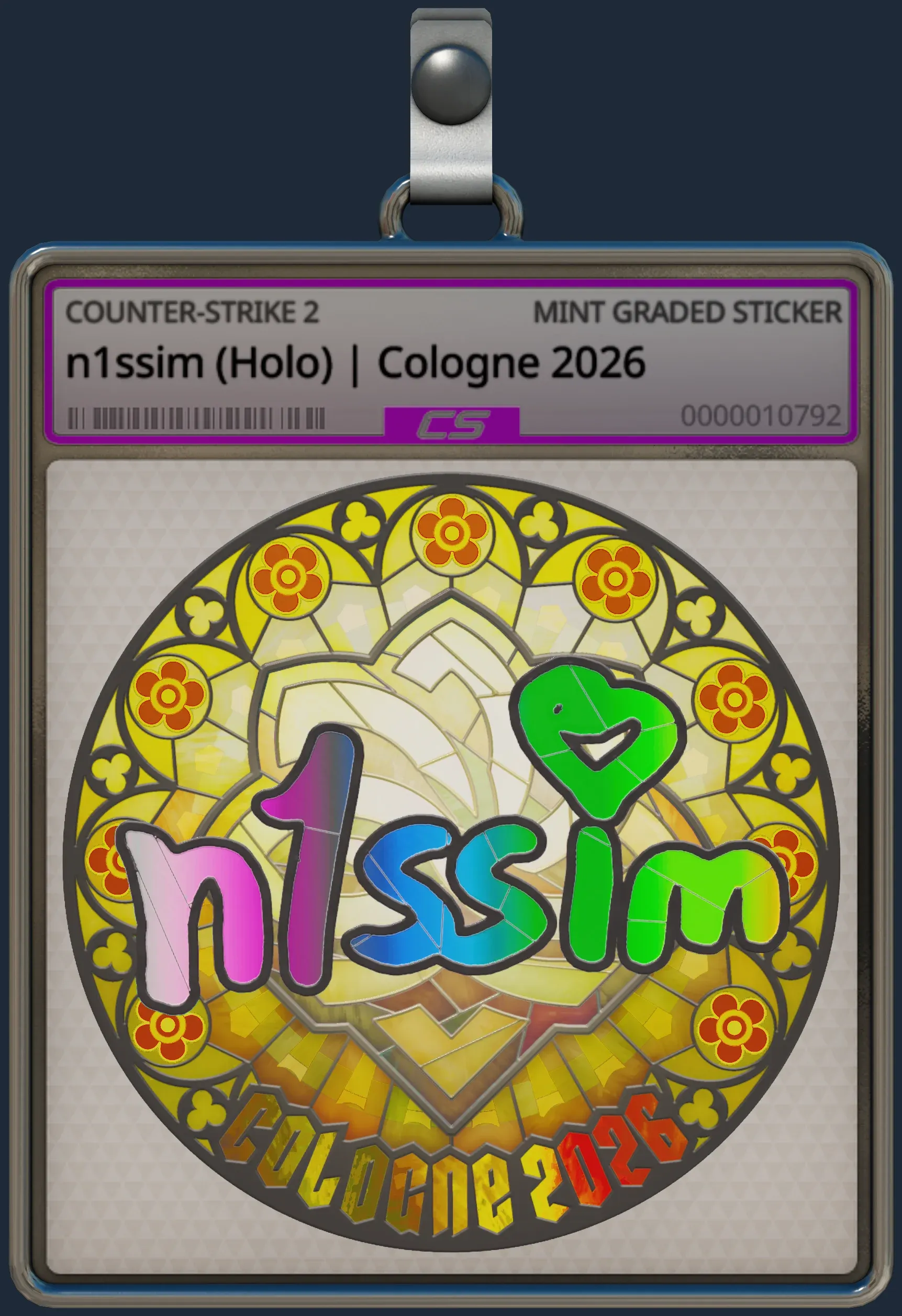 Sticker | n1ssim (Holo) | Cologne 2026