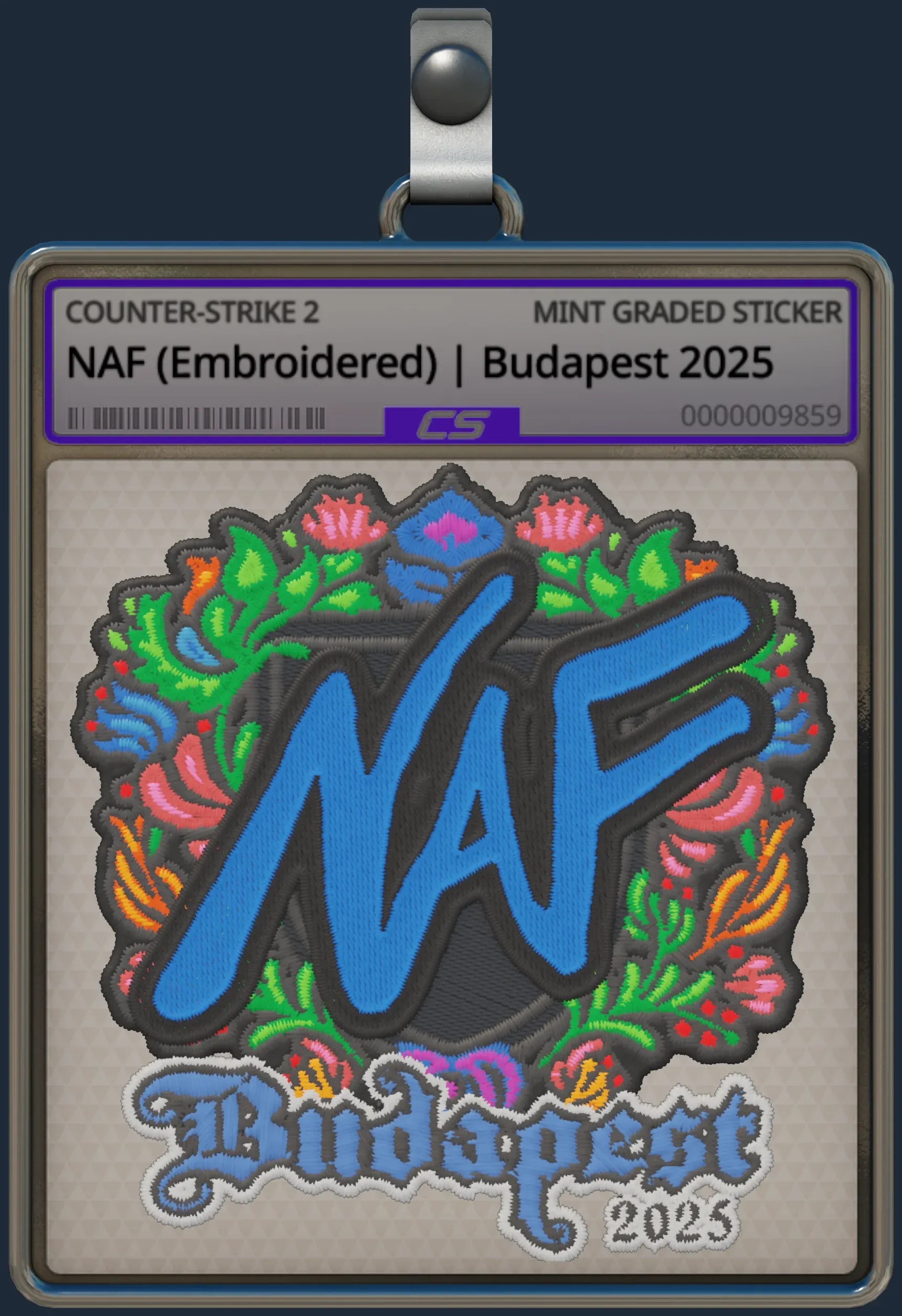 Sticker | NAF (Embroidered) | Budapest 2025