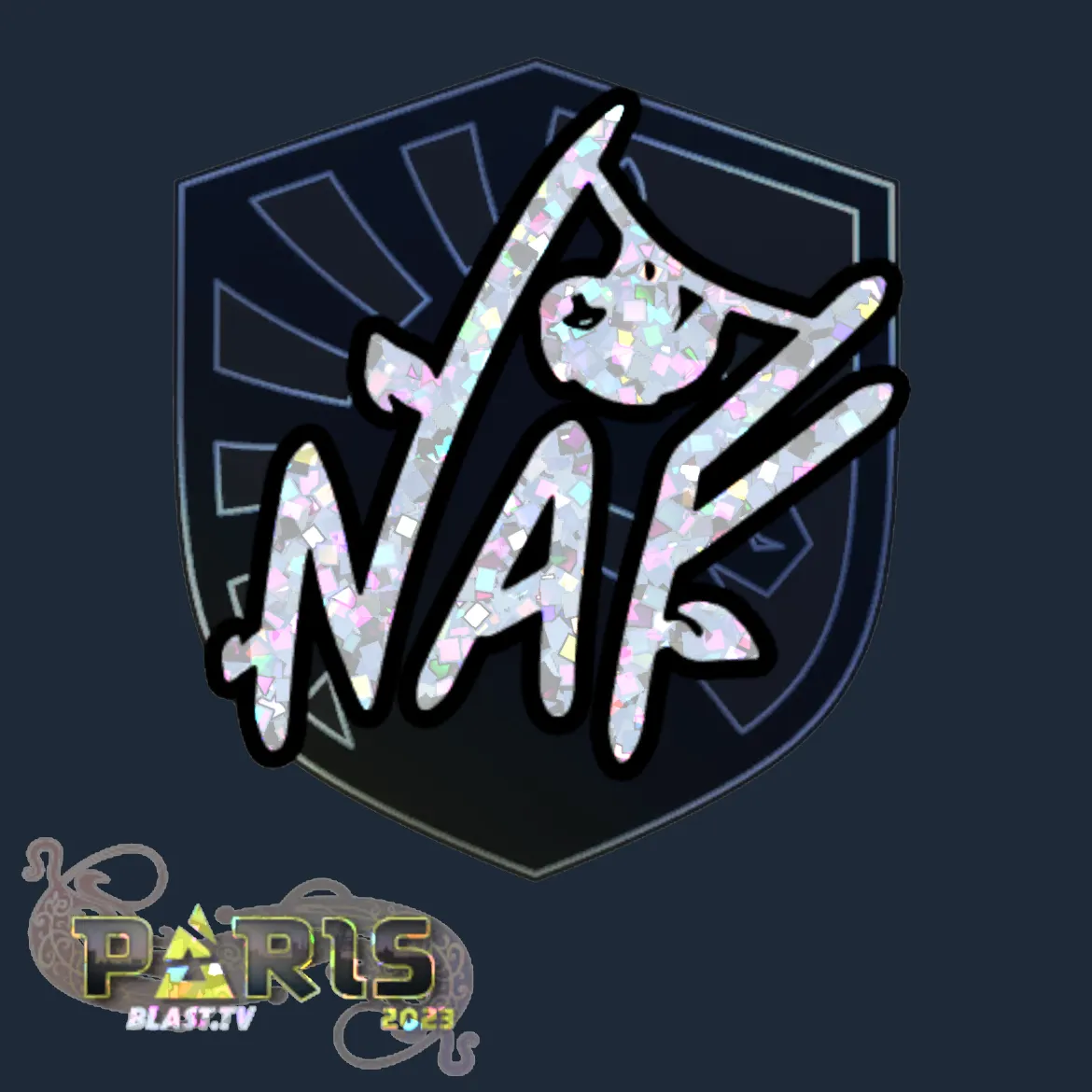 Sticker | NAF (Glitter) | Paris 2023