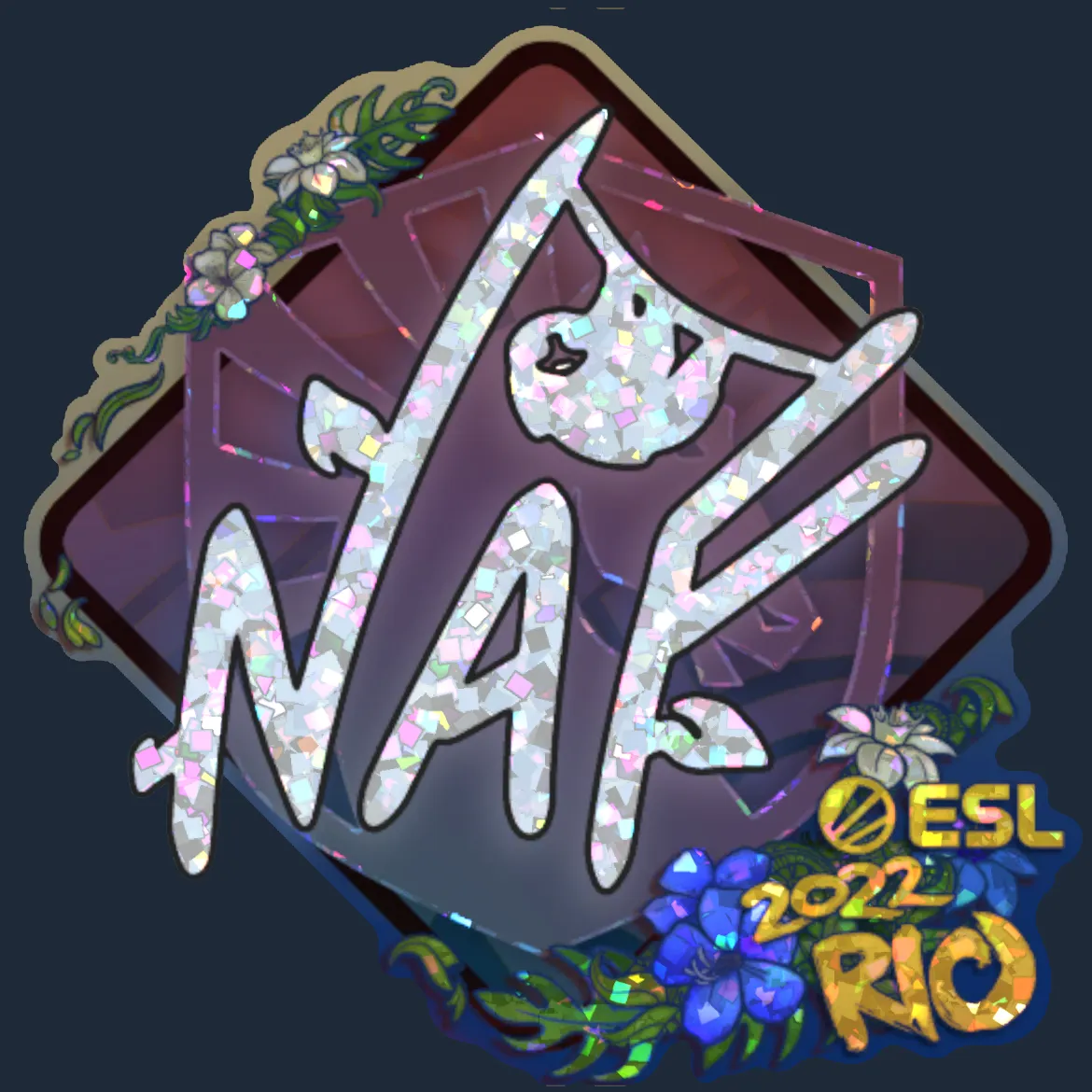 Sticker | NAF (Glitter) | Rio 2022