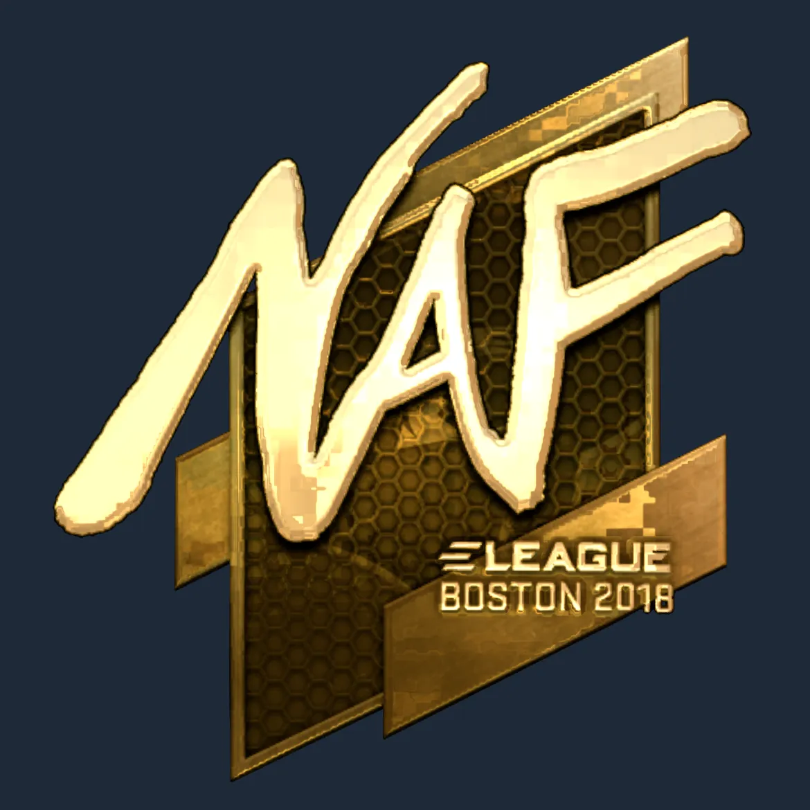 Sticker | NAF (Gold) | Boston 2018
