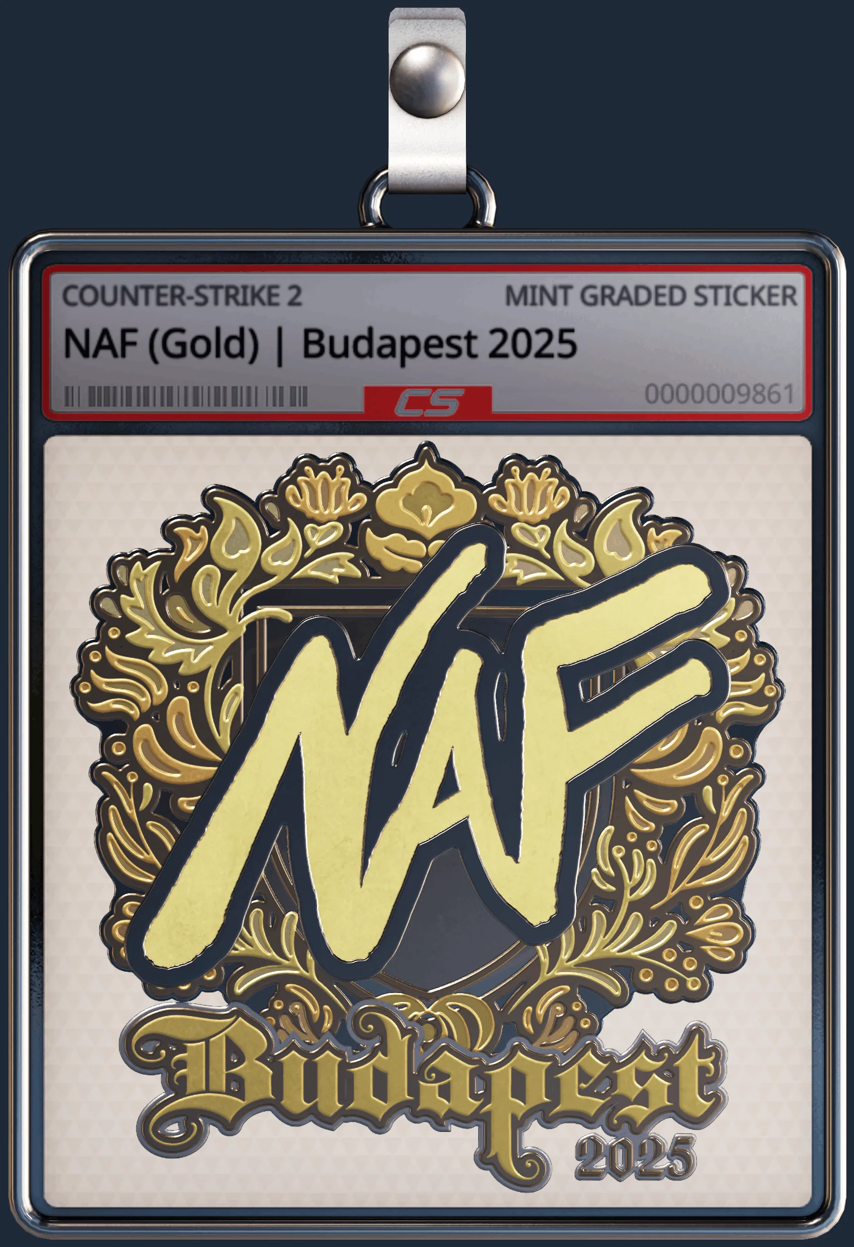 Sticker | NAF (Gold) | Budapest 2025