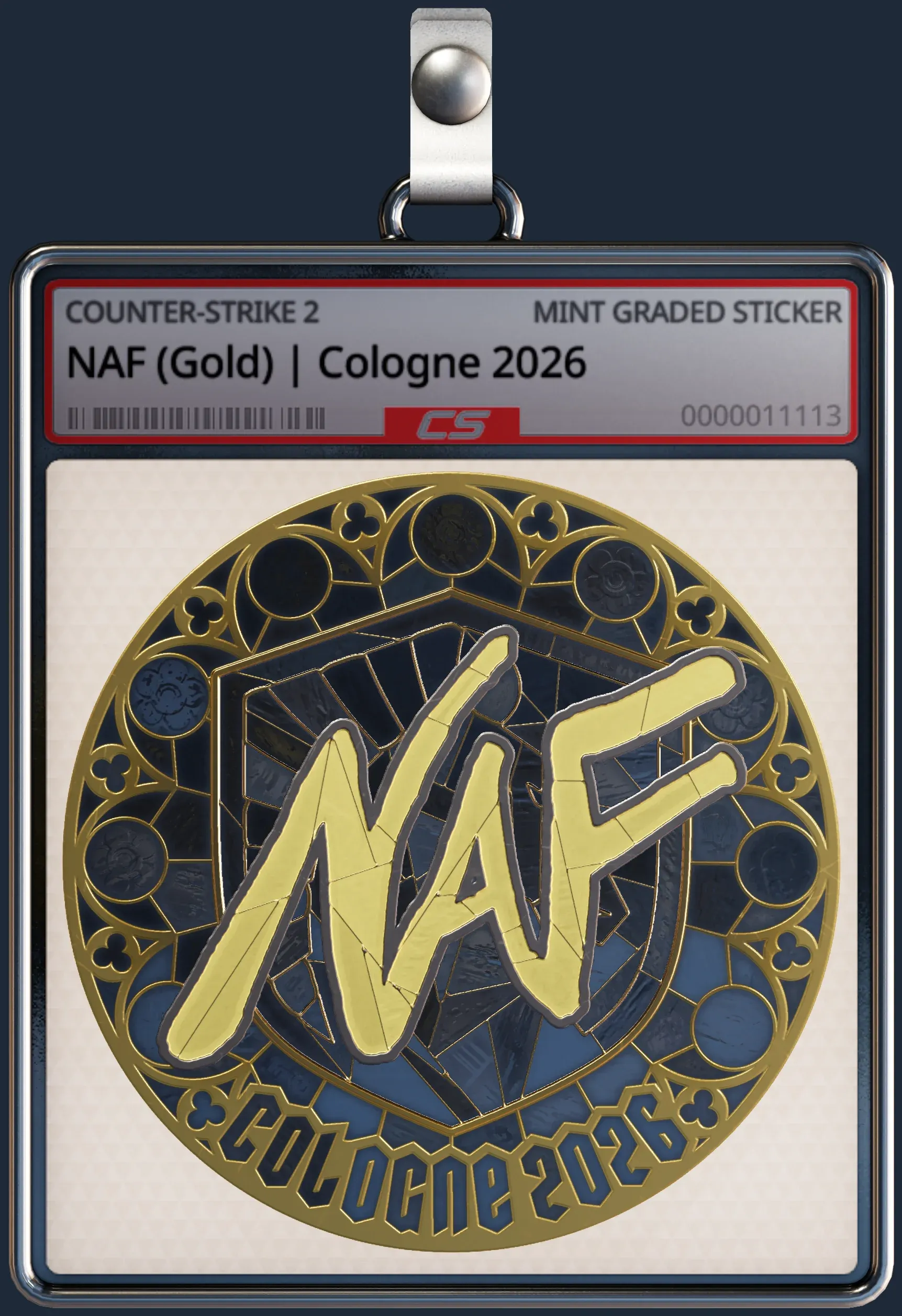 Sticker | NAF (Gold) | Cologne 2026