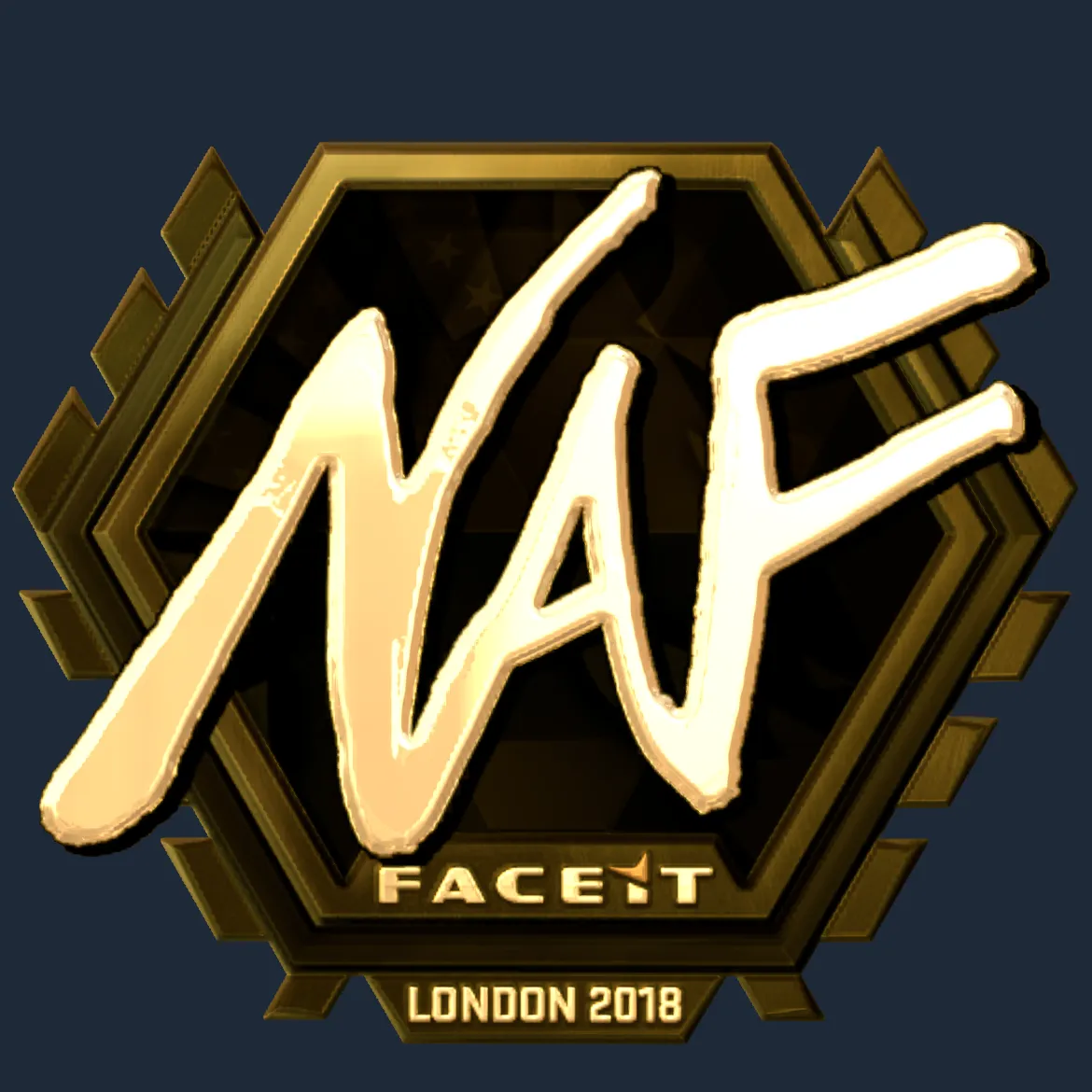 Sticker | NAF (Gold) | London 2018