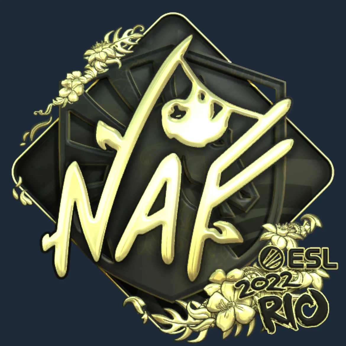Sticker | NAF (Gold) | Rio 2022