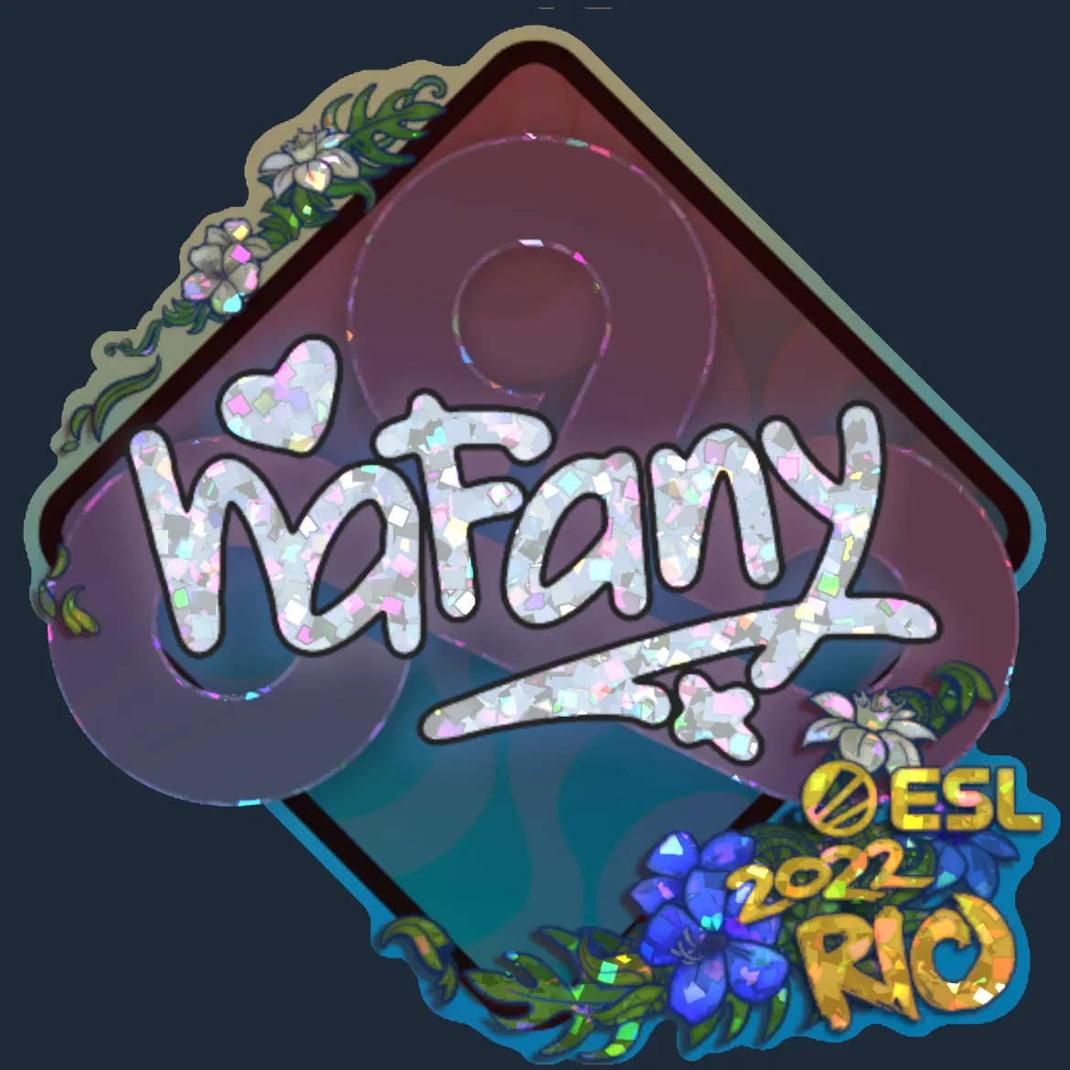 Sticker | nafany (Glitter) | Rio 2022