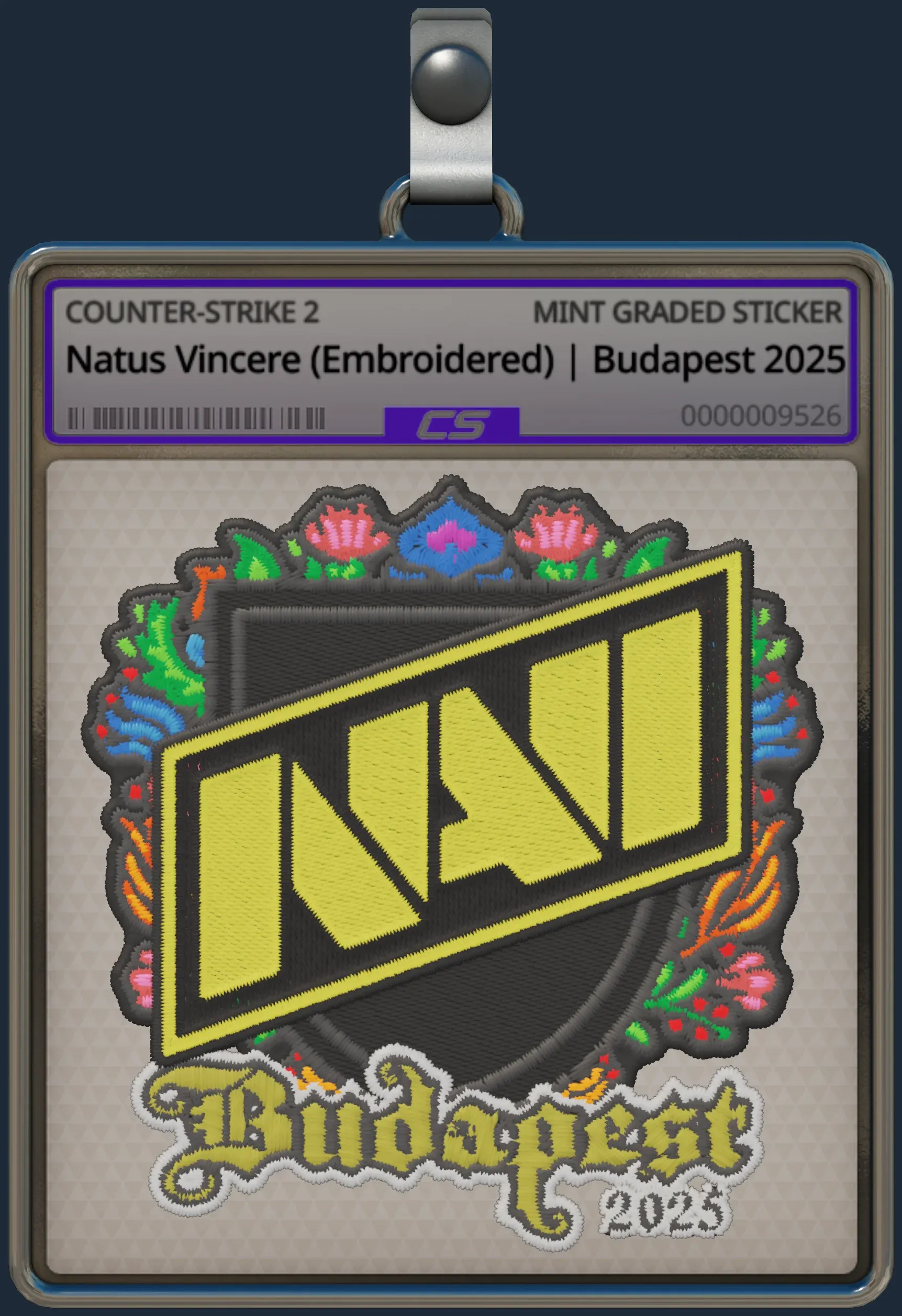 Sticker | Natus Vincere (Embroidered) | Budapest 2025