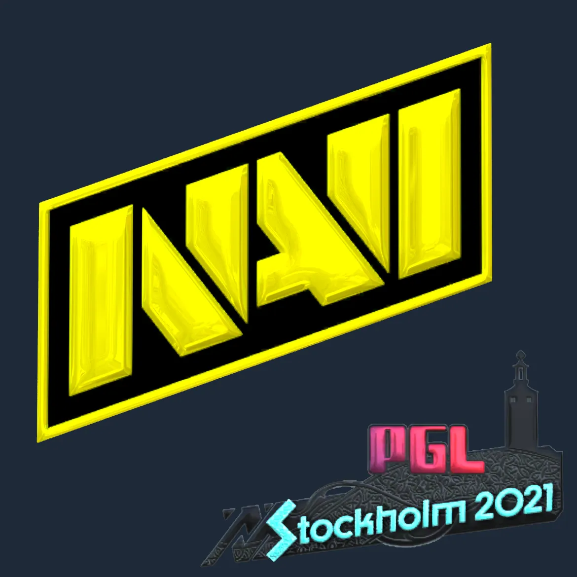 Sticker | Natus Vincere (Foil) | Stockholm 2021