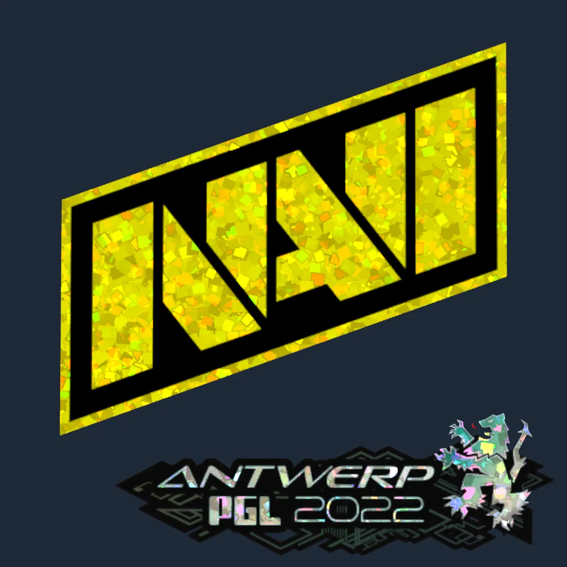 Sticker | Natus Vincere (Glitter) | Antwerp 2022