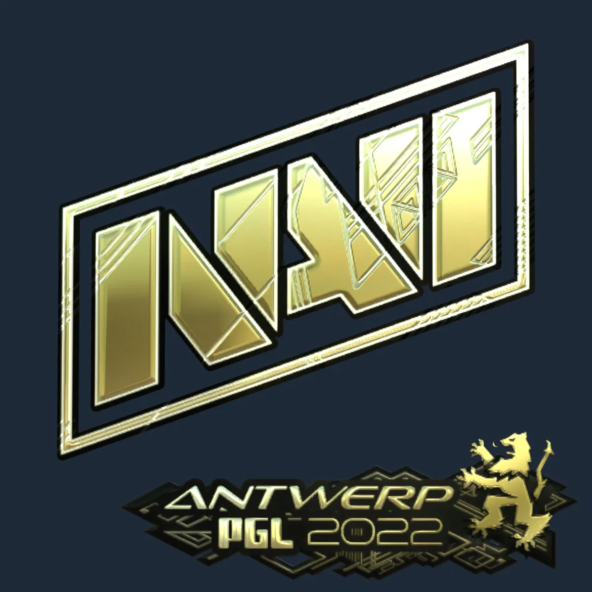 Sticker | Natus Vincere (Gold) | Antwerp 2022