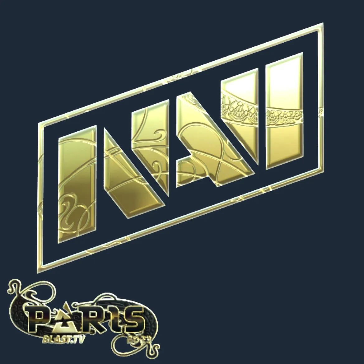 Sticker | Natus Vincere (Gold) | Paris 2023