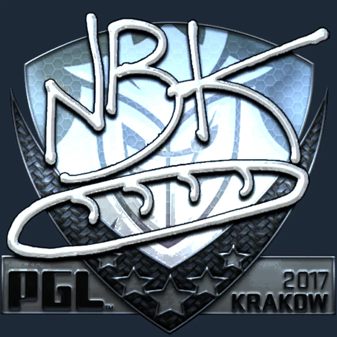 Sticker | NBK- (Foil) | Krakow 2017