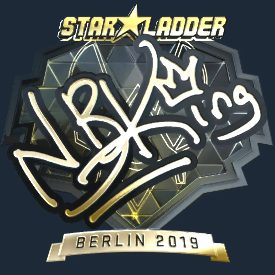 Sticker | NBK- (Gold) | Berlin 2019