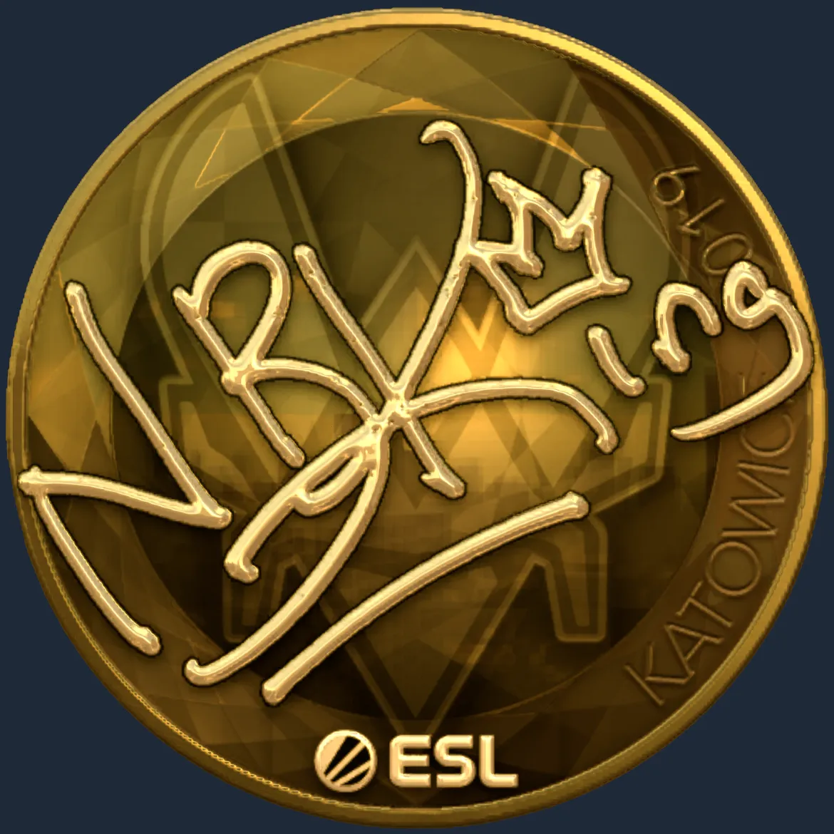 Sticker | NBK- (Gold) | Katowice 2019