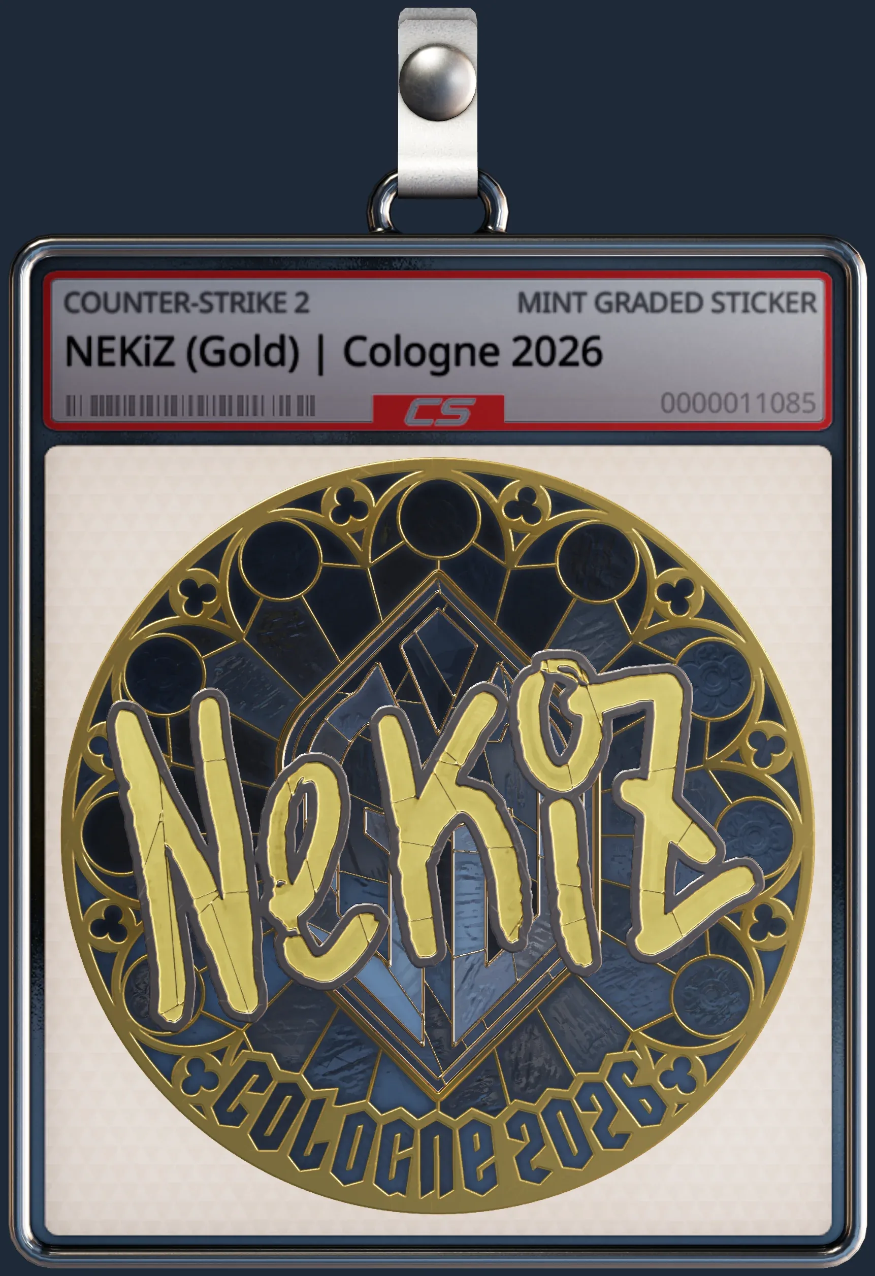Sticker | NEKiZ (Gold) | Cologne 2026