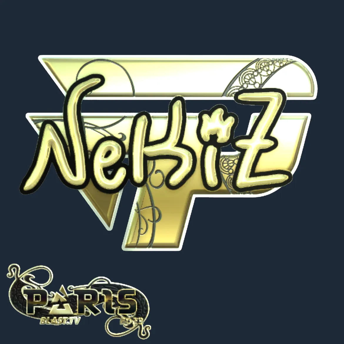 Sticker | NEKiZ (Gold) | Paris 2023