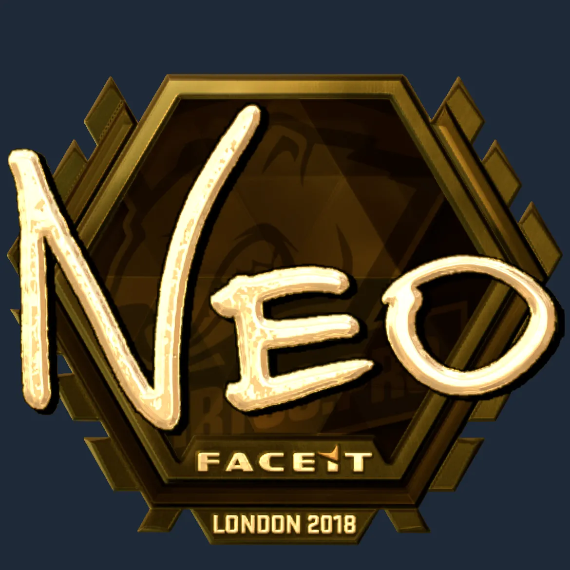Sticker | NEO (Gold) | London 2018