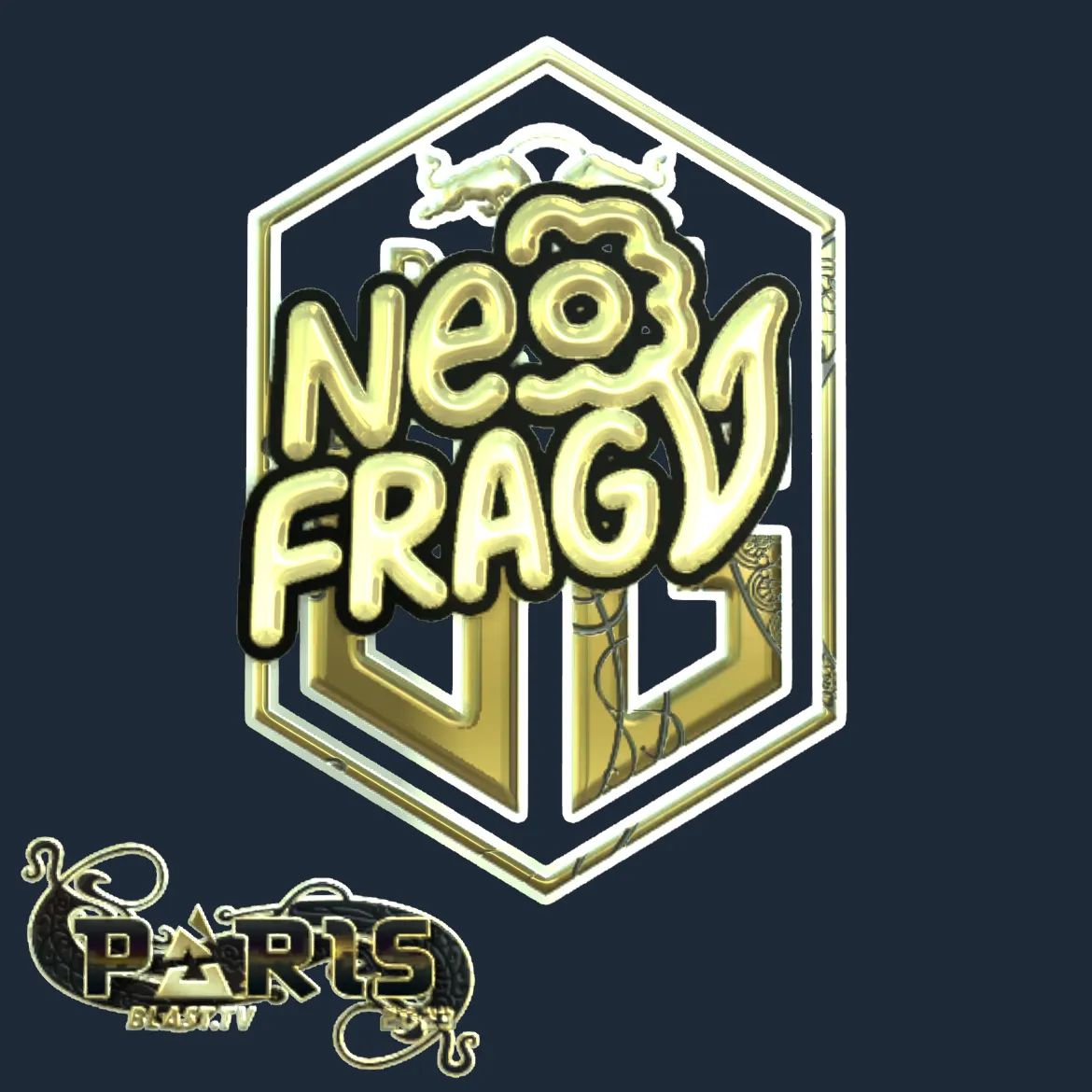 Sticker | NEOFRAG (Gold) | Paris 2023