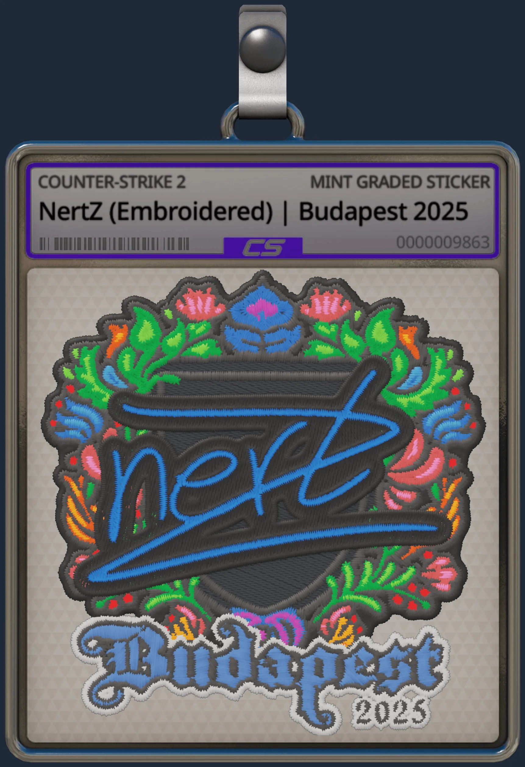 Sticker | NertZ (Embroidered) | Budapest 2025