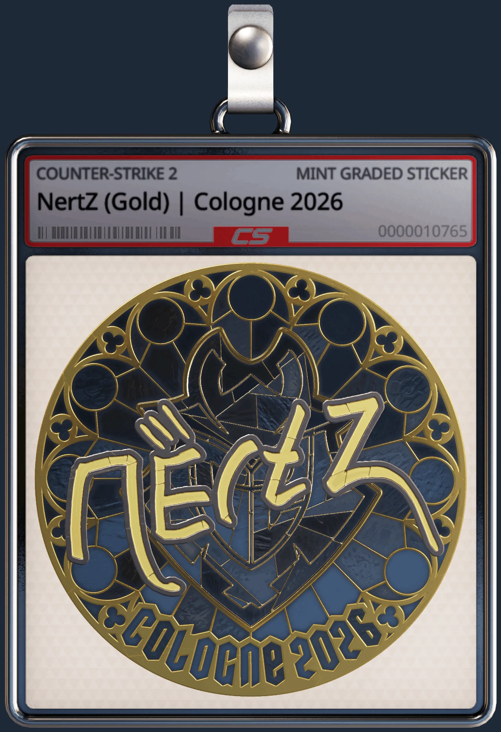 Sticker | NertZ (Gold) | Cologne 2026