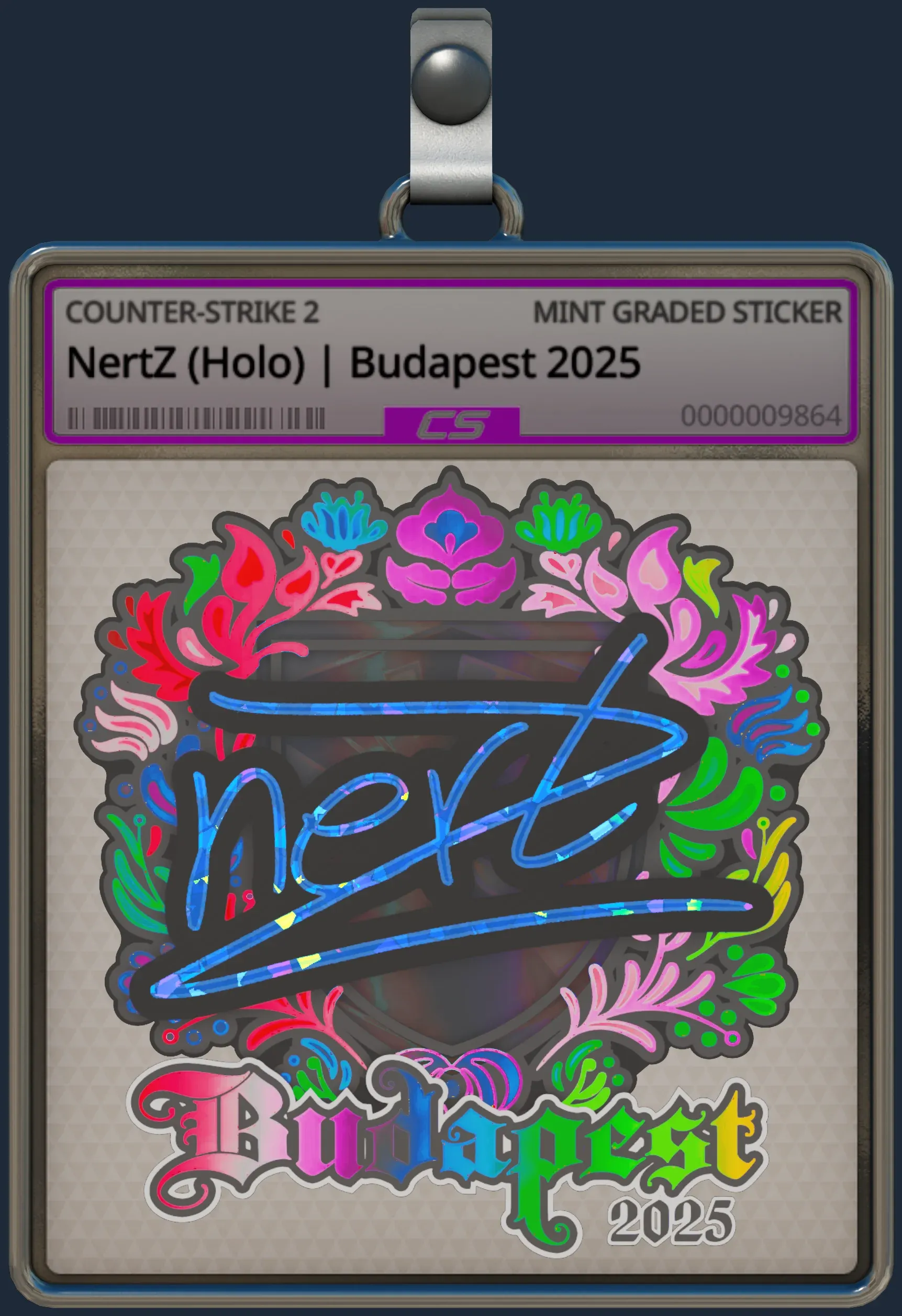 Sticker | NertZ (Holo) | Budapest 2025