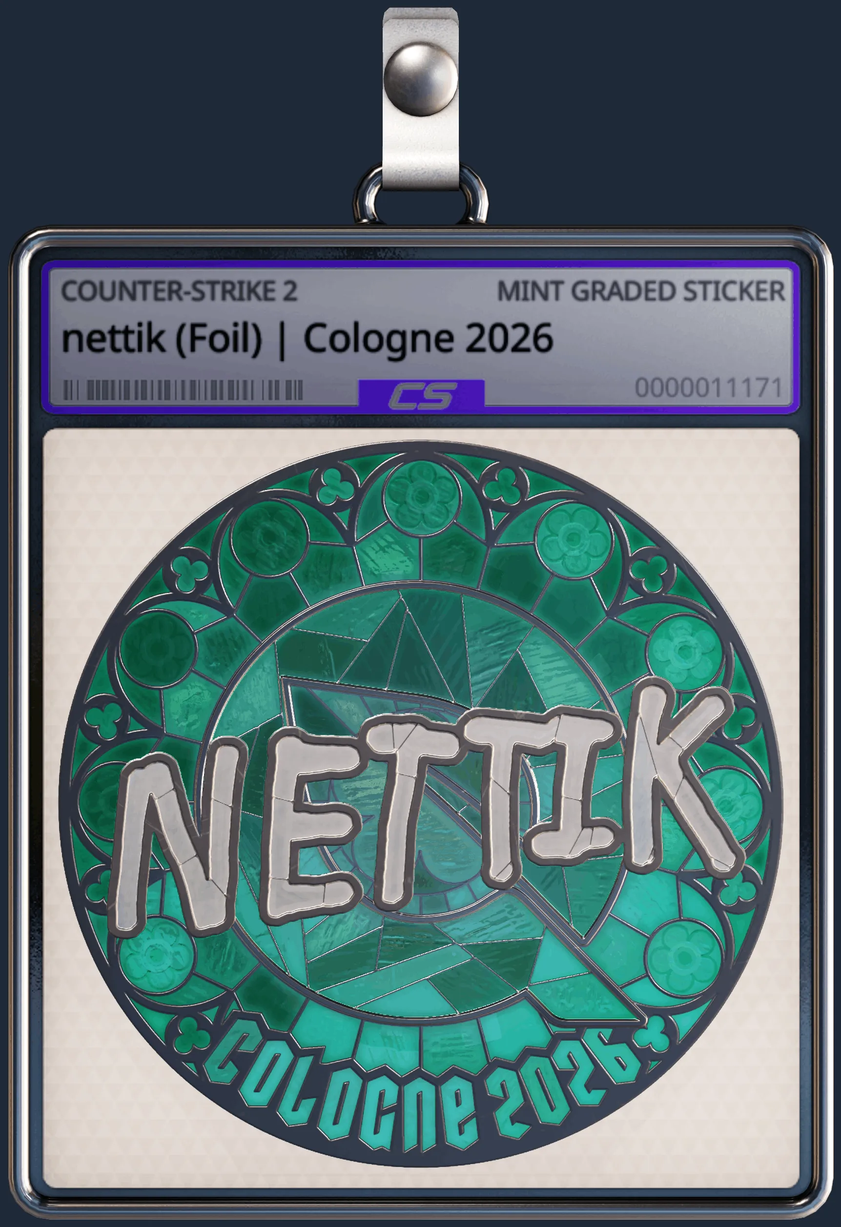 Sticker | nettik (Foil) | Cologne 2026