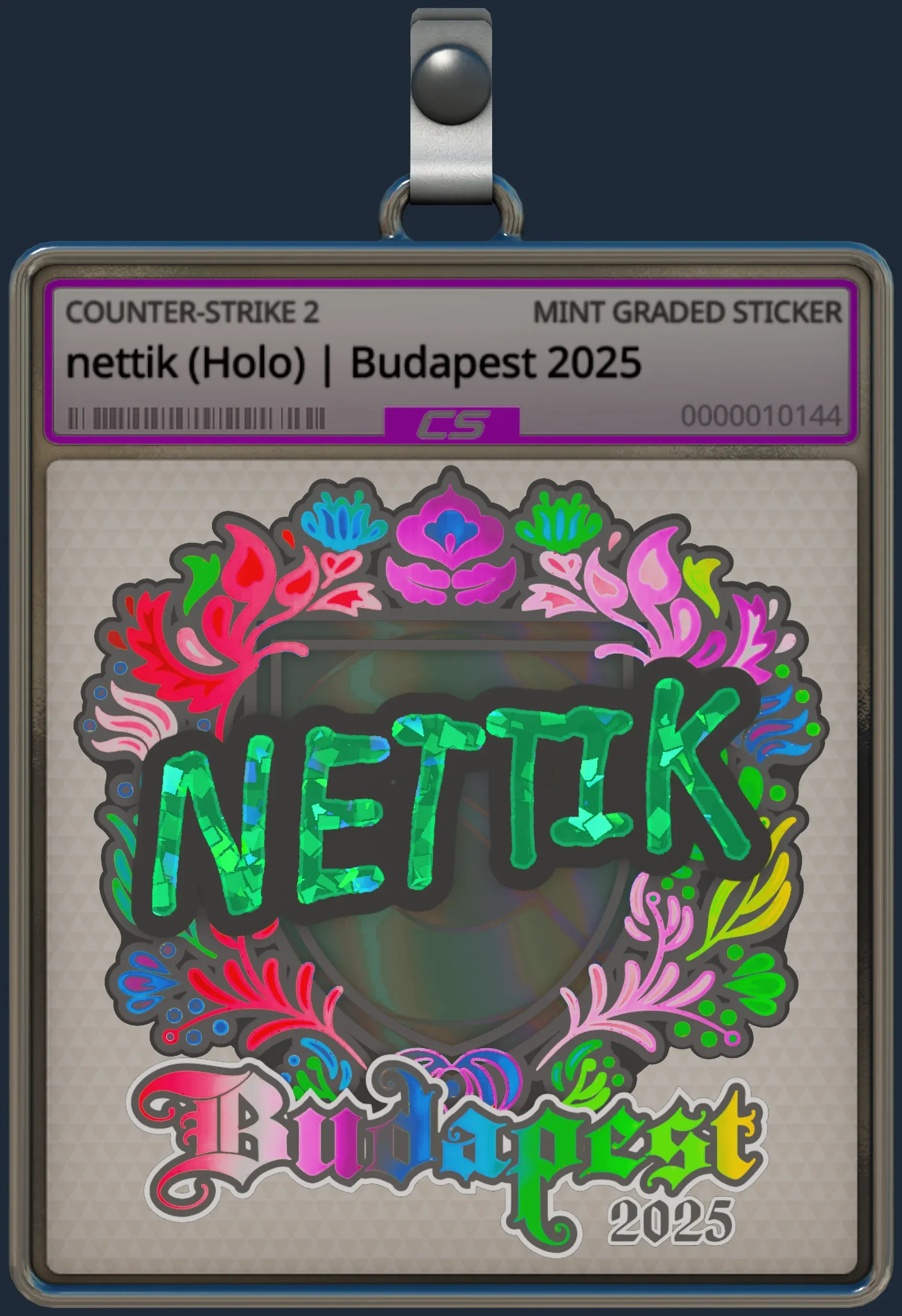 Sticker | nettik (Holo) | Budapest 2025