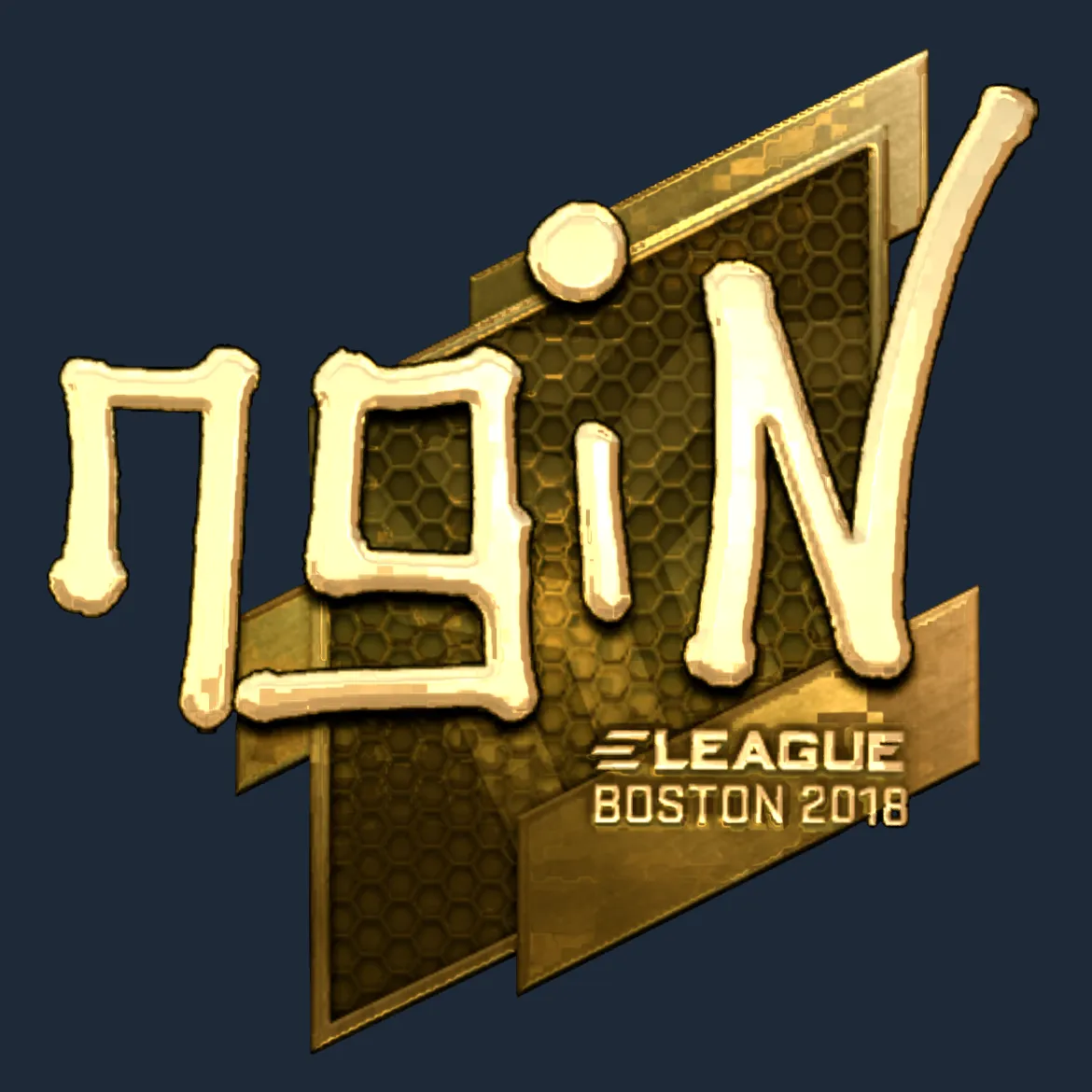 Sticker | ngiN (Gold) | Boston 2018
