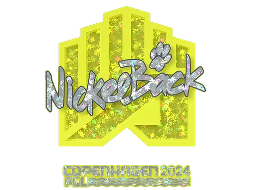 Sticker | NickelBack (Glitter) | Copenhagen 2024