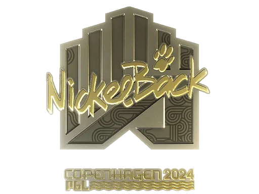 Sticker | NickelBack (Gold) | Copenhagen 2024