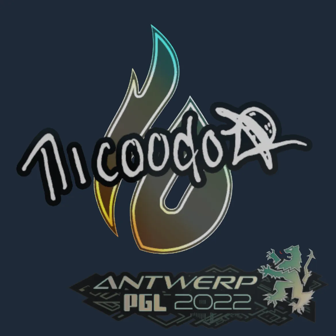 Sticker | nicoodoz | Antwerp 2022