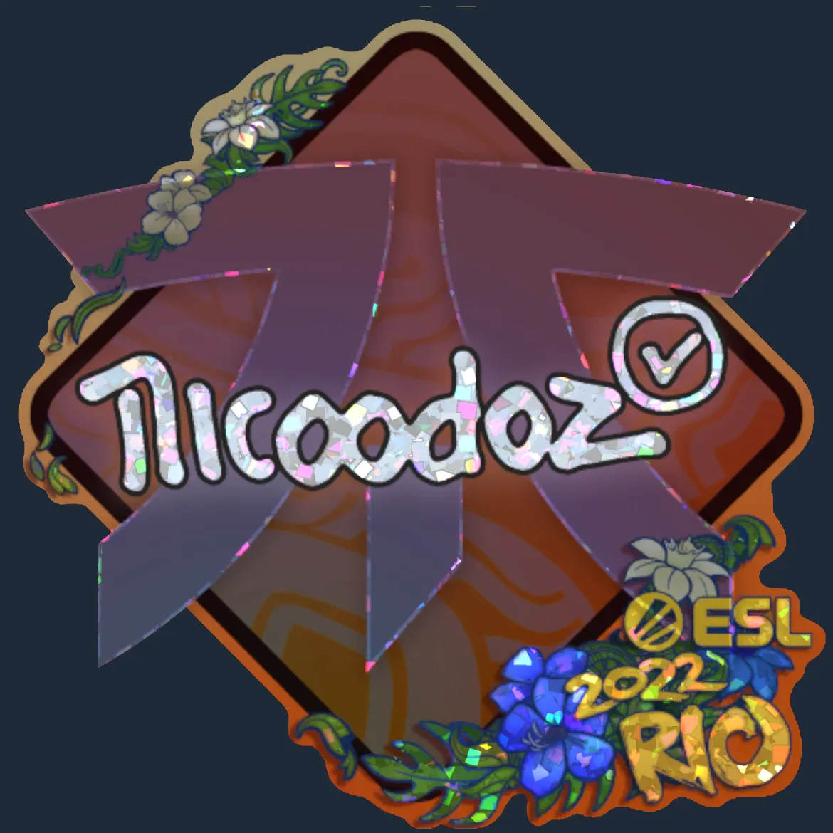 Sticker | nicoodoz (Glitter) | Rio 2022