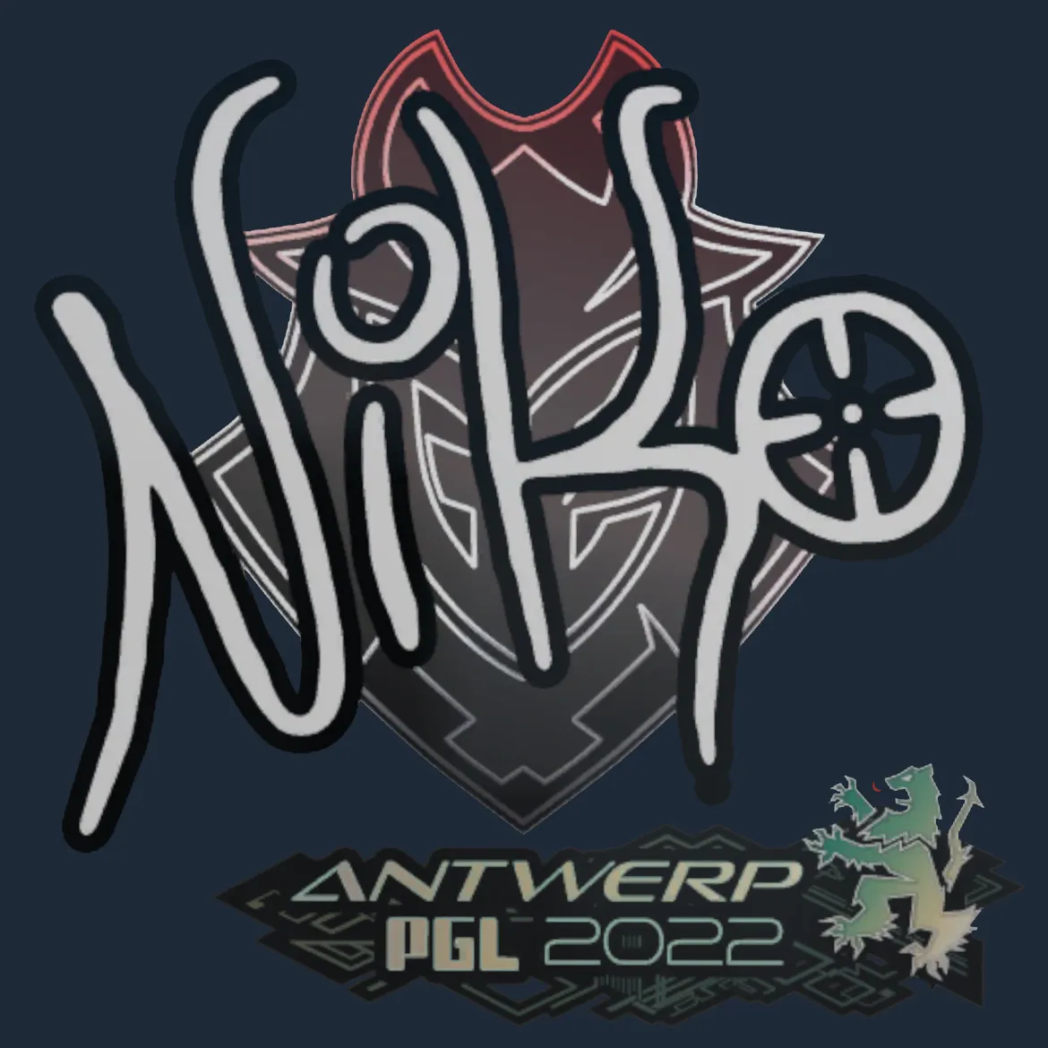 Sticker | NiKo | Antwerp 2022