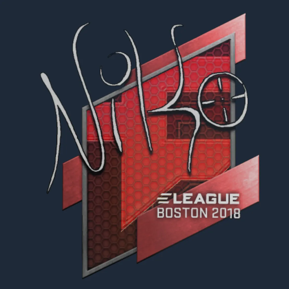 Sticker | NiKo | Boston 2018