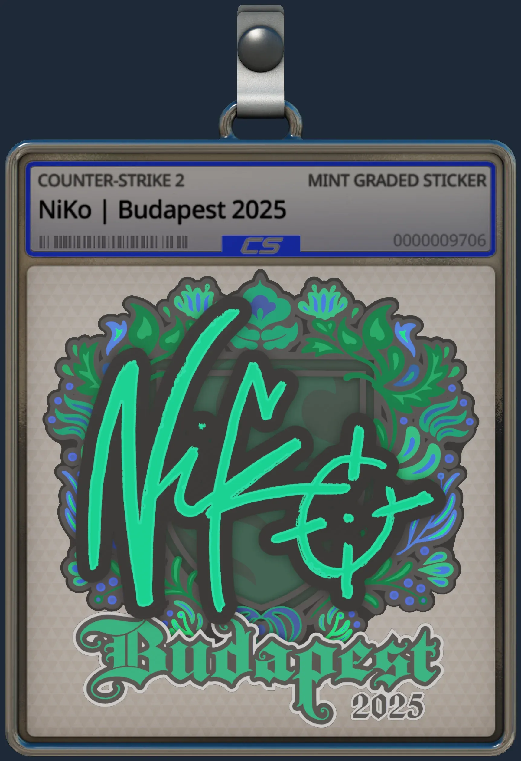 Sticker | NiKo | Budapest 2025