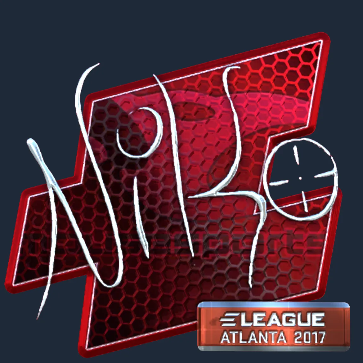 Sticker | NiKo (Foil) | Atlanta 2017