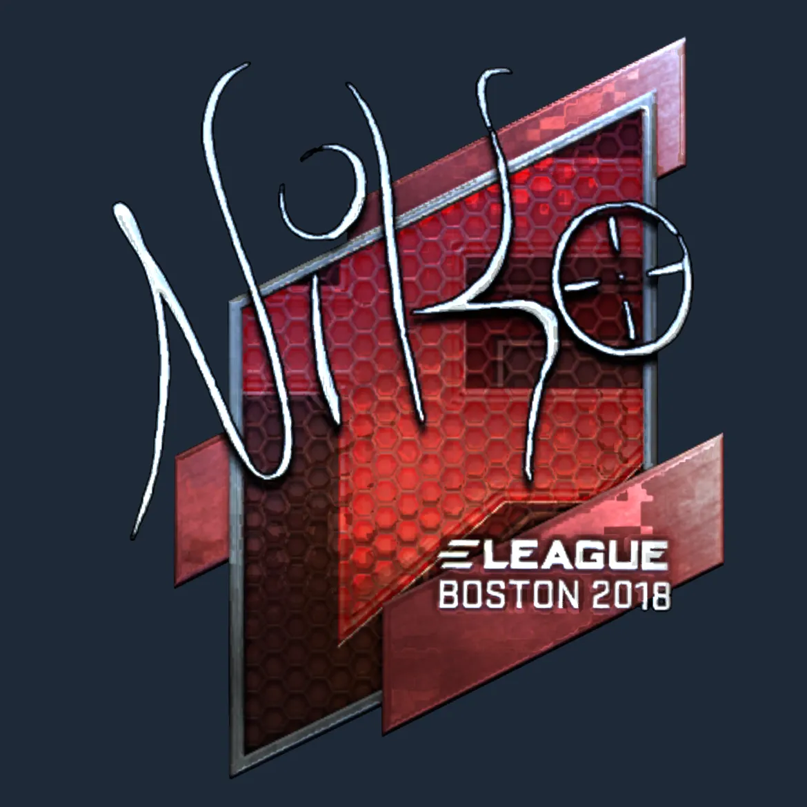 Sticker | NiKo (Foil) | Boston 2018