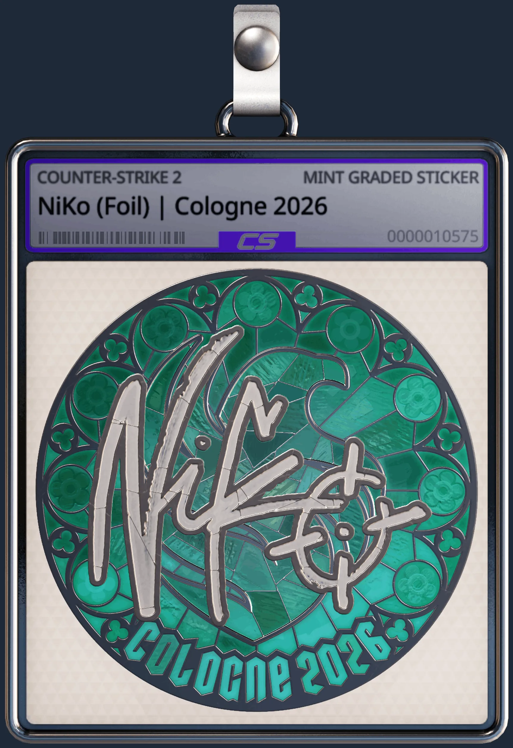 Sticker | NiKo (Foil) | Cologne 2026