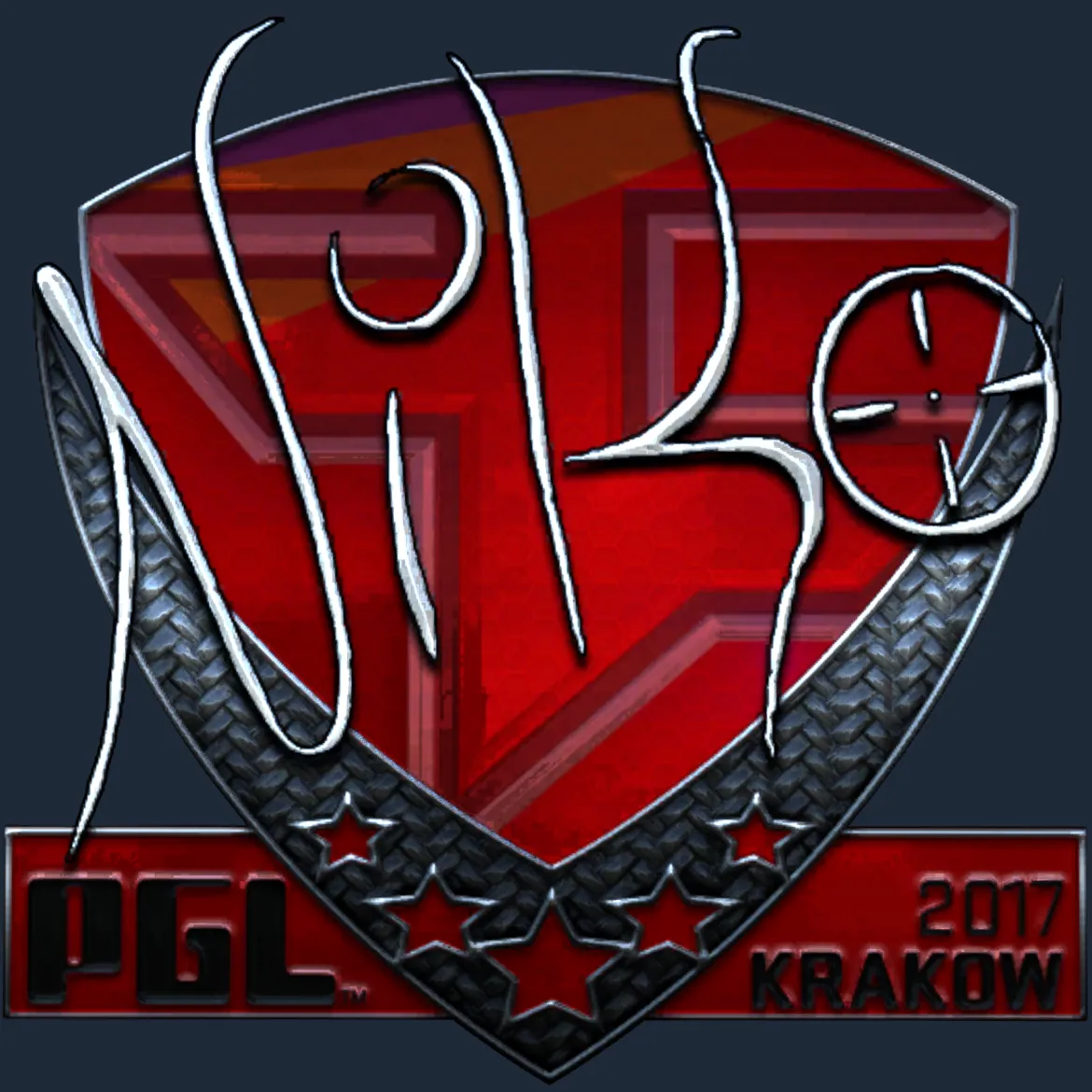 Sticker | NiKo (Foil) | Krakow 2017