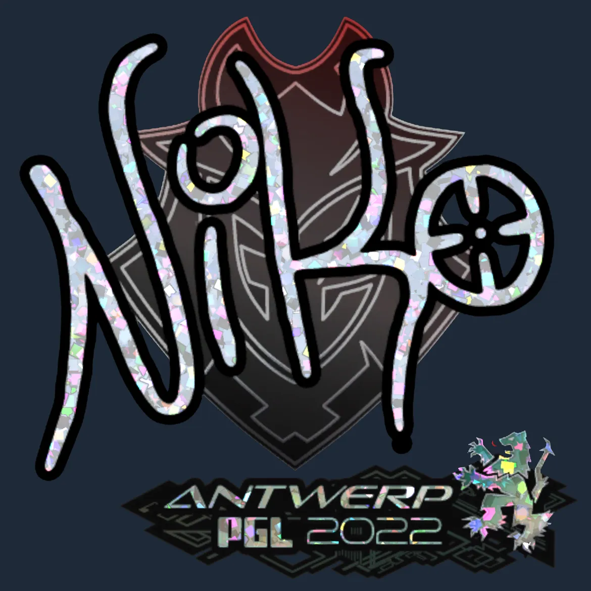 Sticker | NiKo (Glitter) | Antwerp 2022