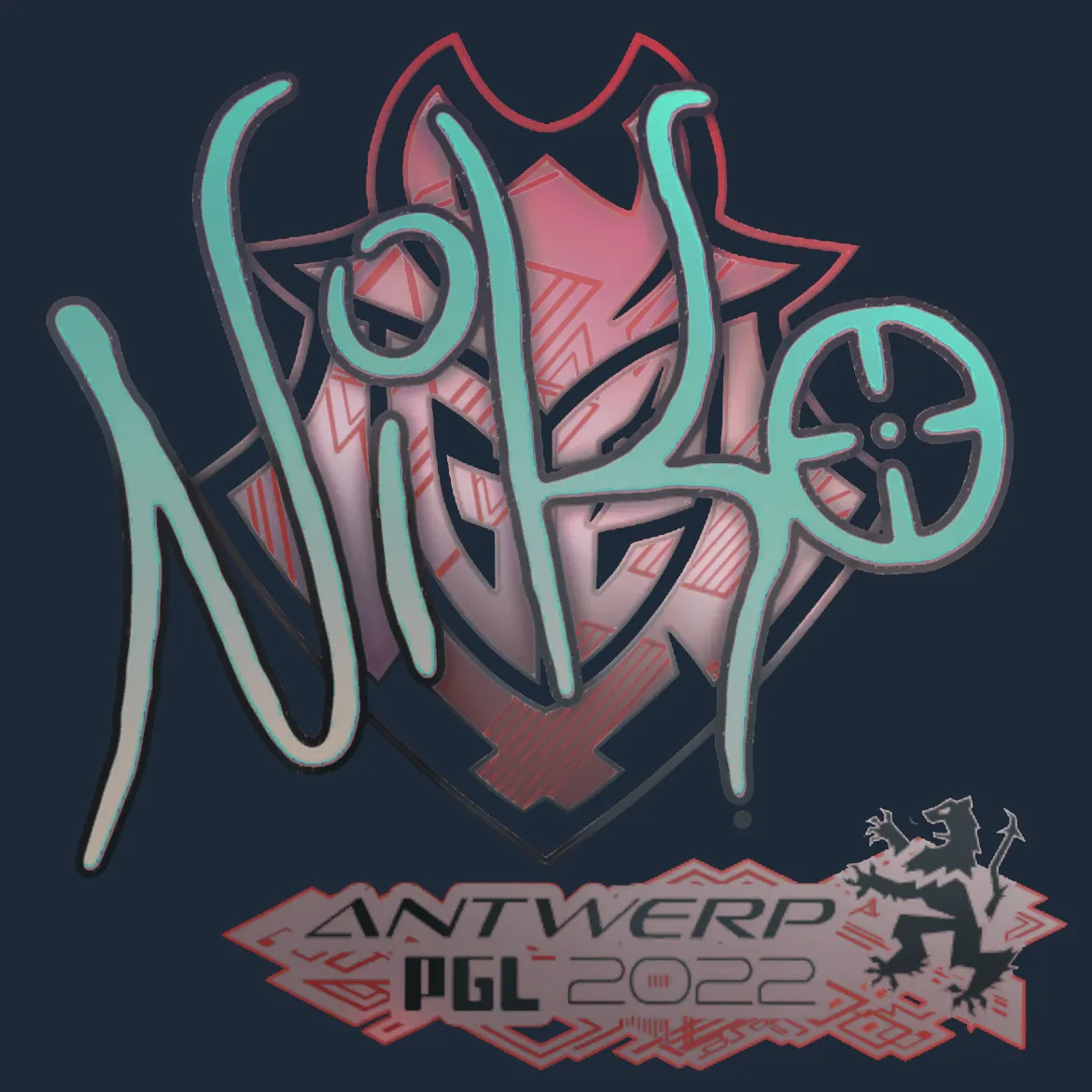 Sticker | NiKo (Holo) | Antwerp 2022