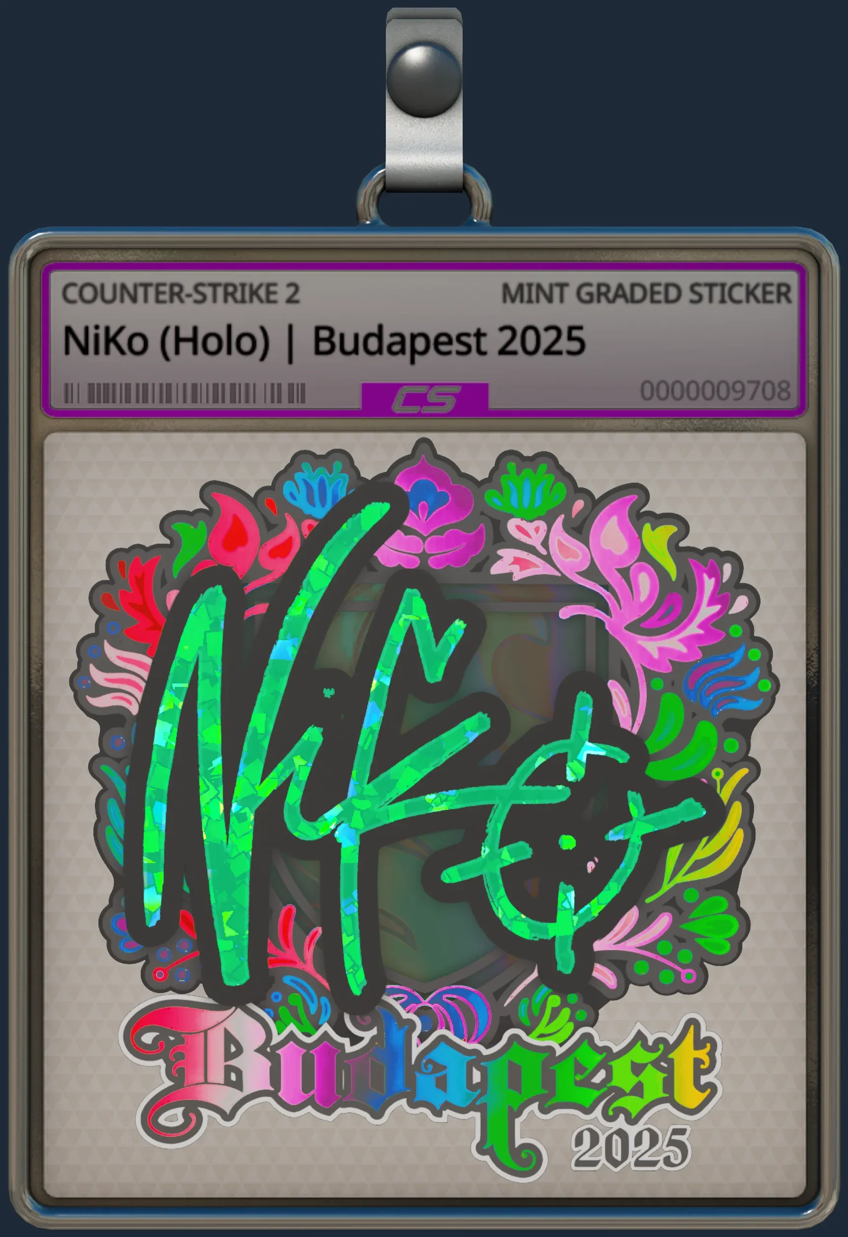 Sticker | NiKo (Holo) | Budapest 2025