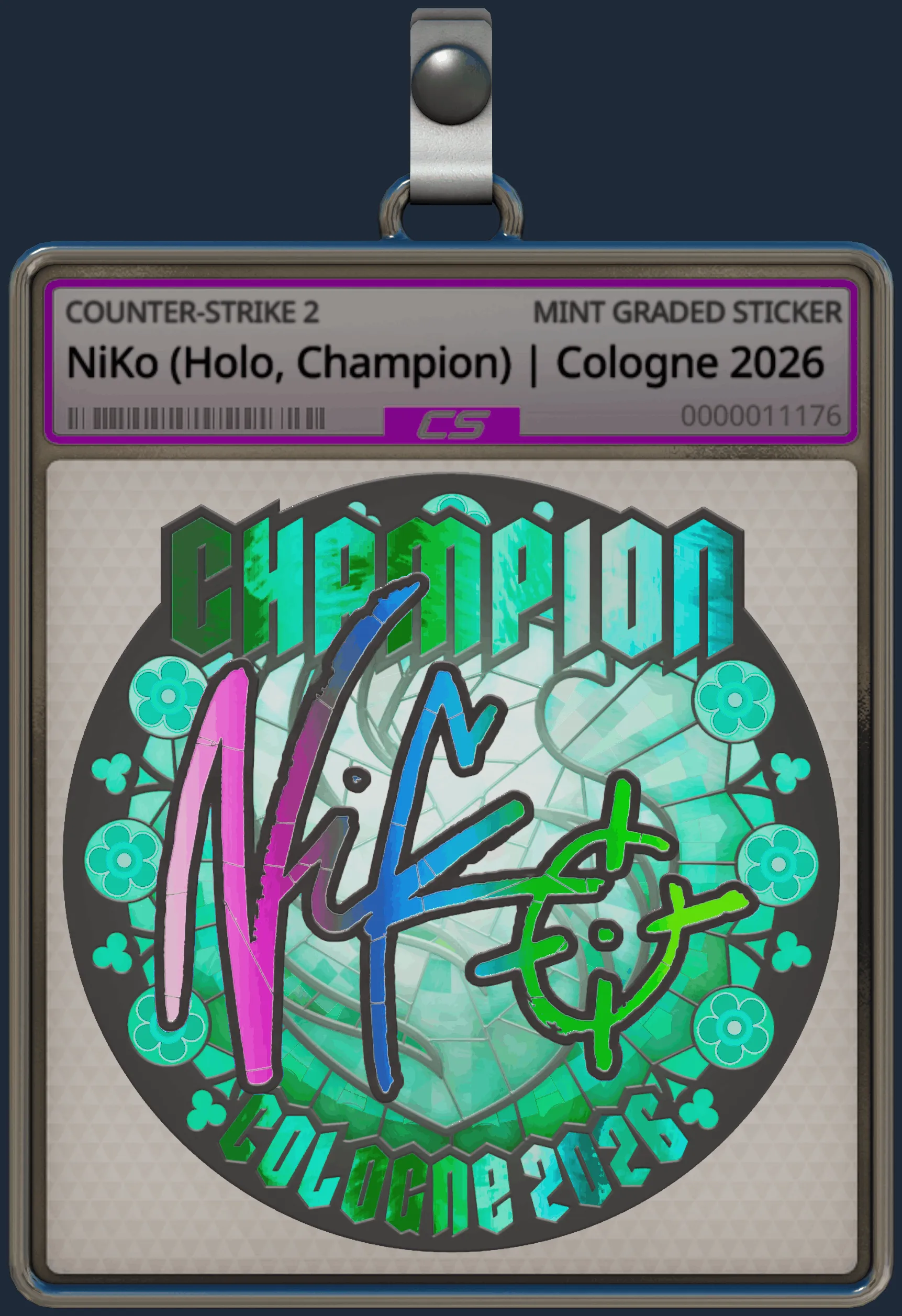 Sticker | NiKo (Holo, Champion) | Cologne 2026 Sticker | NiKo (Holo, Champion) | Cologne 2026