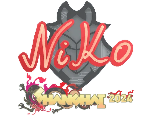 Sticker | NiKo | Shanghai 2024