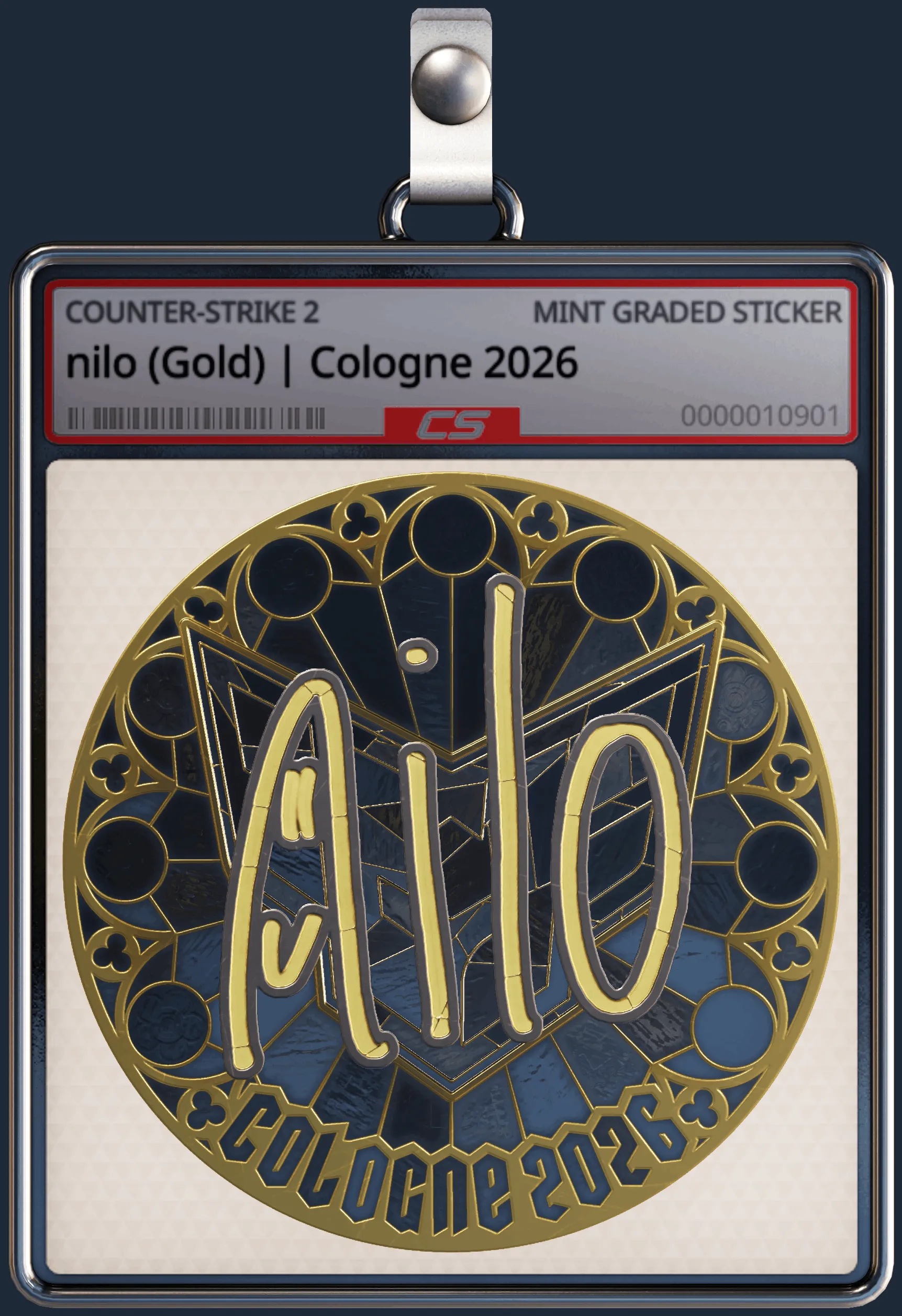Sticker | nilo (Gold) | Cologne 2026