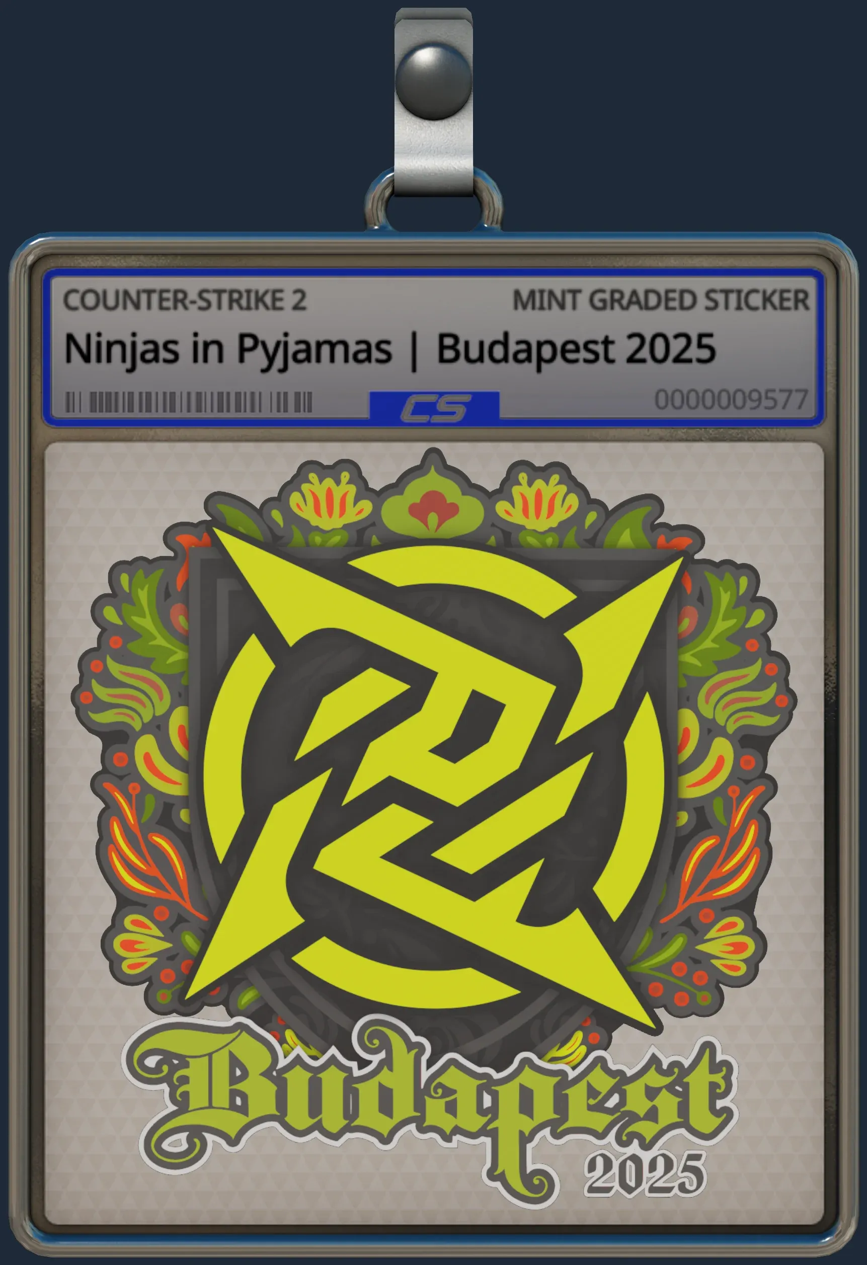 Sticker | Ninjas in Pyjamas | Budapest 2025
